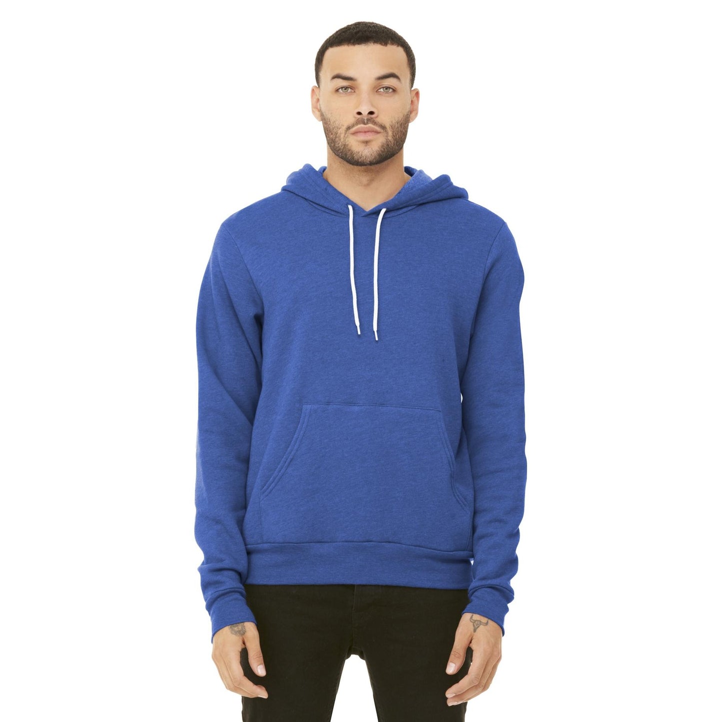 DTG Black Sweatshirts - Bella + Canvas - Cozy Fleece