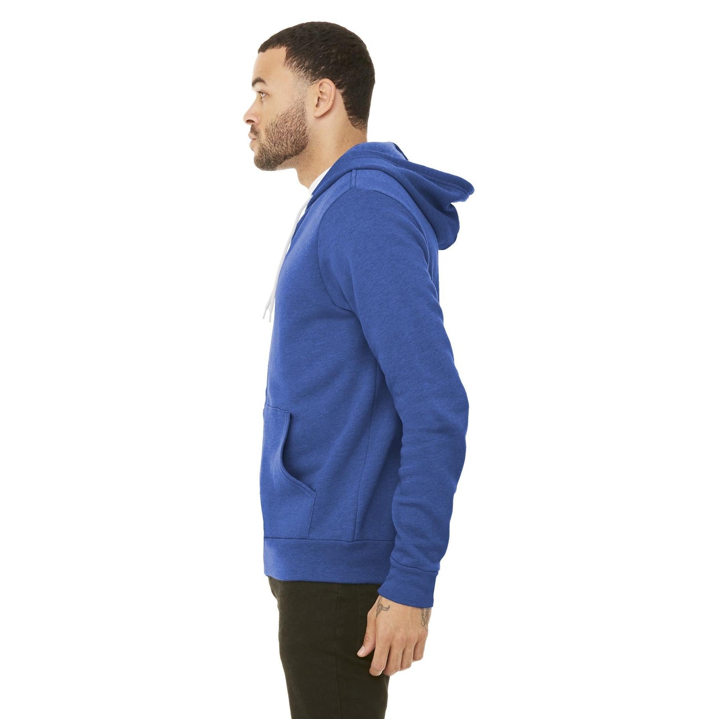 DTG Black Sweatshirts - Bella + Canvas - Cozy Fleece
