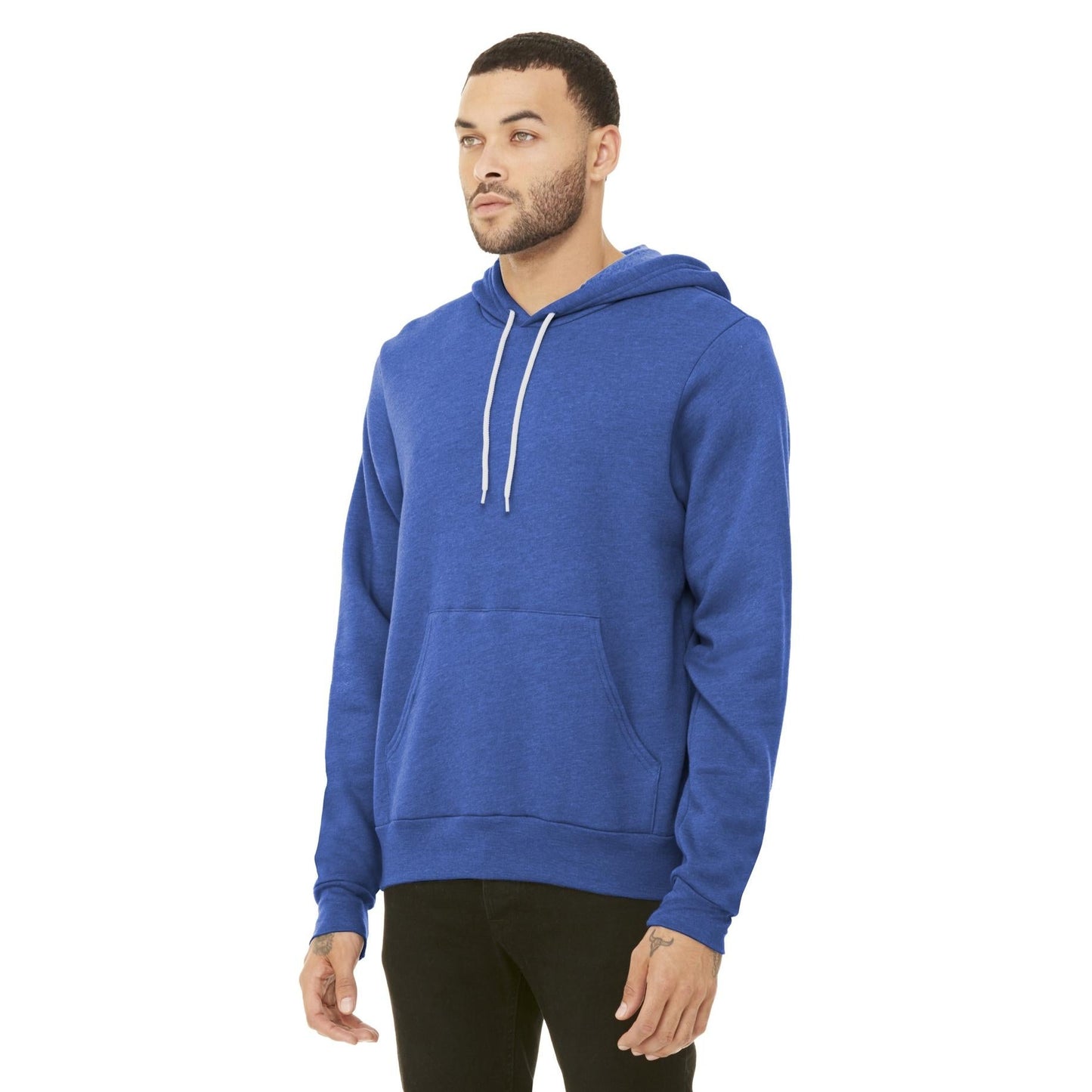 DTG Black Sweatshirts - Bella + Canvas - Cozy Fleece