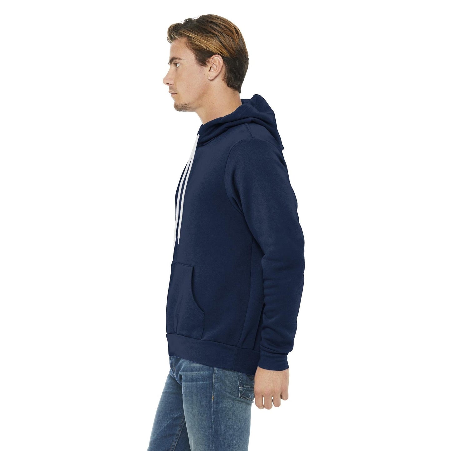 DTG Black Sweatshirts - Bella + Canvas - Cozy Fleece