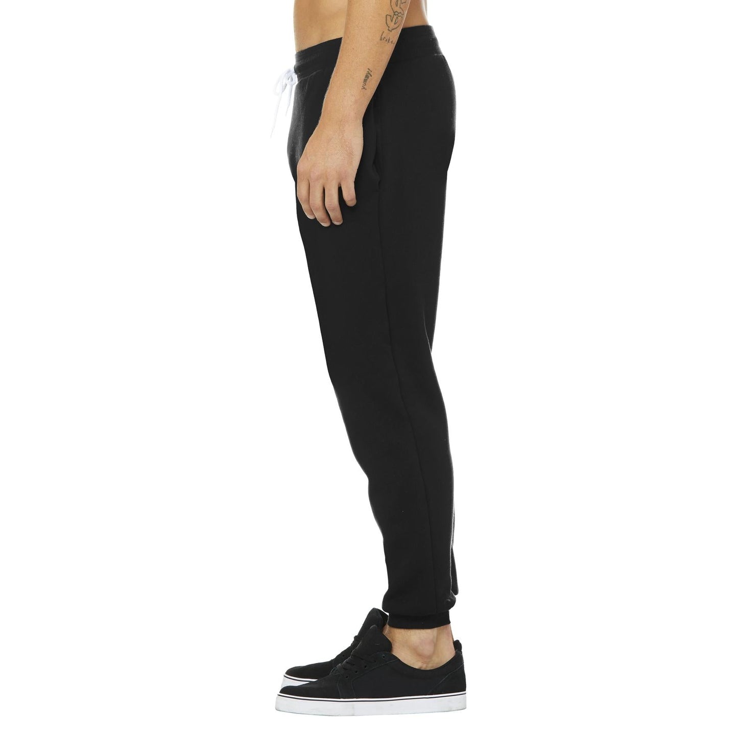 Black Sweatpants - Bella + Canvas - Comfortable Fleece