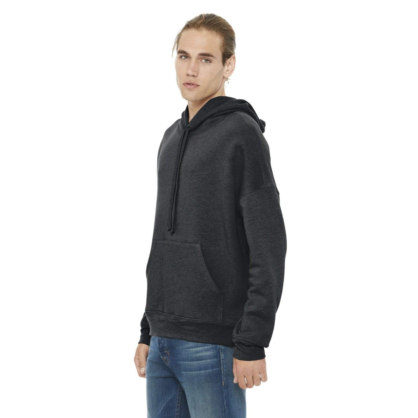 Black Sweatshirts - Bella + Canvas - Cozy Fleece Hoodie