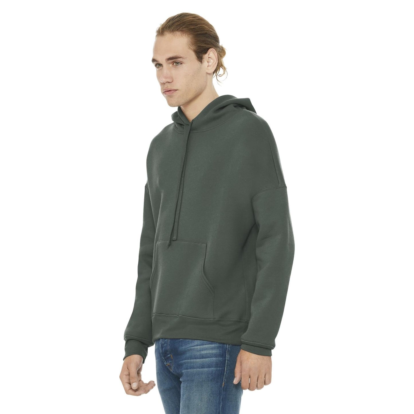 Black Sweatshirts - Bella + Canvas - Cozy Fleece Hoodie