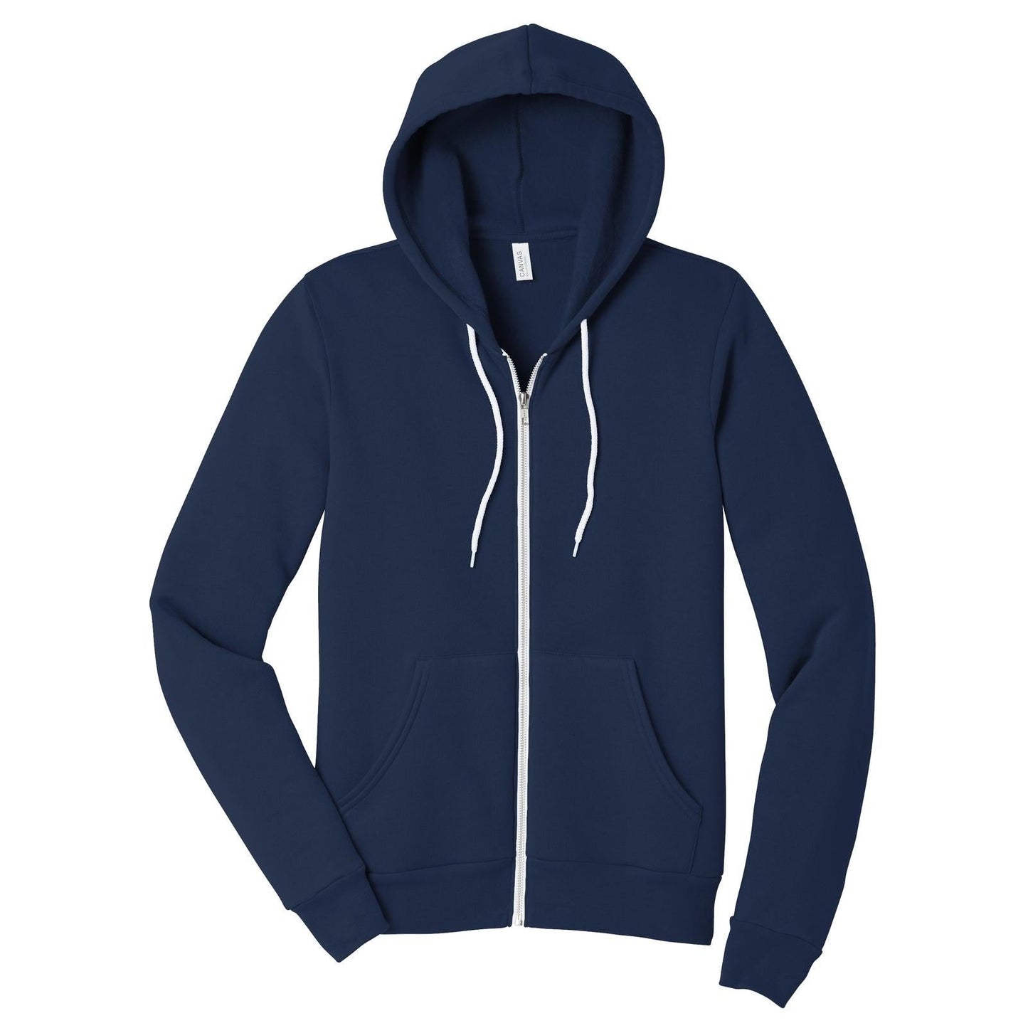Black Heather Sweatshirt - Bella + Canvas - Full-Zip Fleece