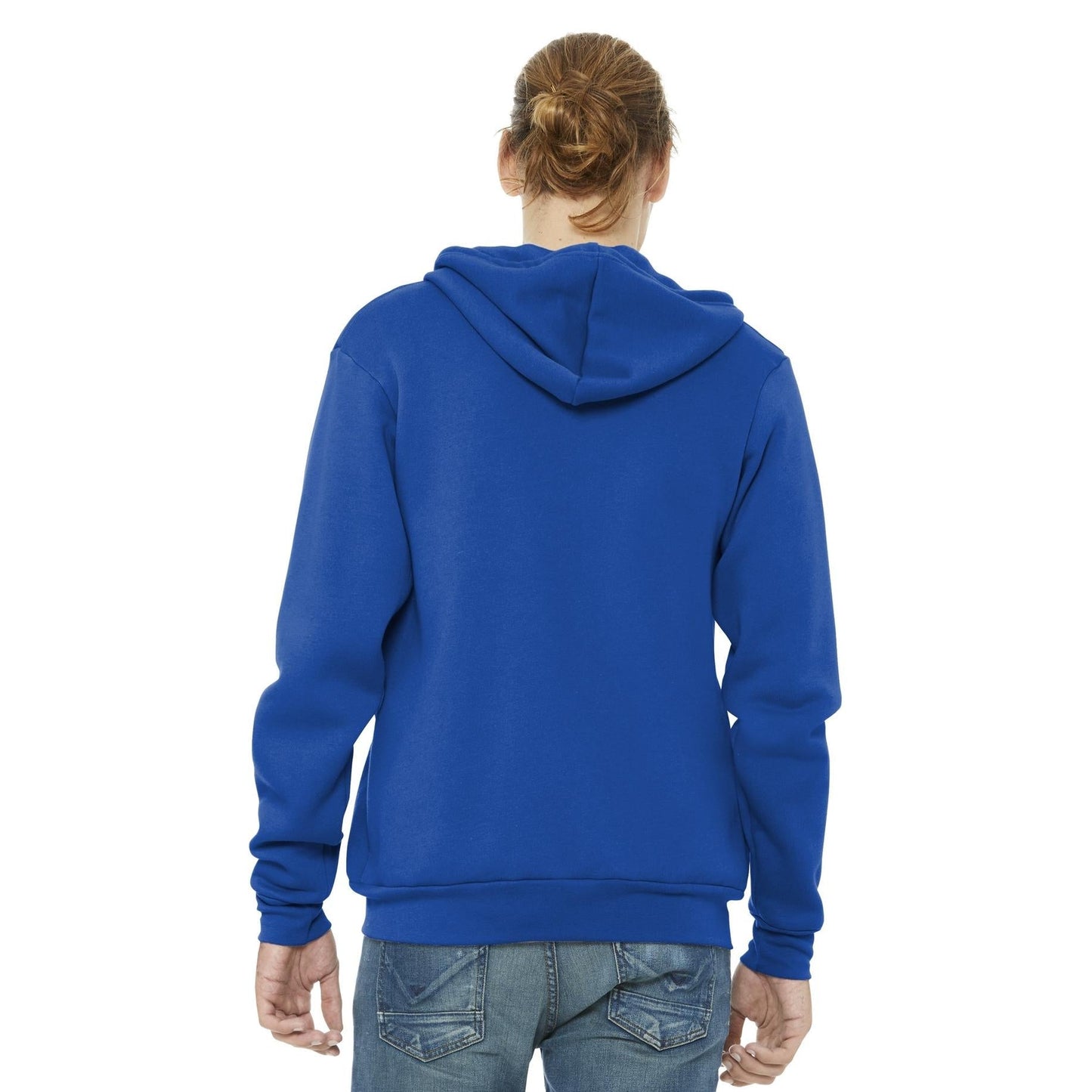 Black Heather Sweatshirt - Bella + Canvas - Full-Zip Fleece