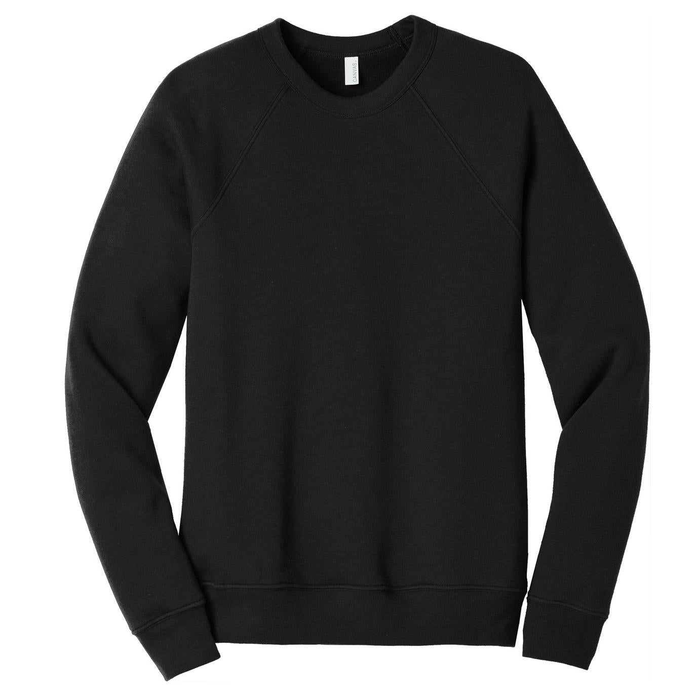 Black Sweatshirt - Bella + Canvas - Cozy Fleece