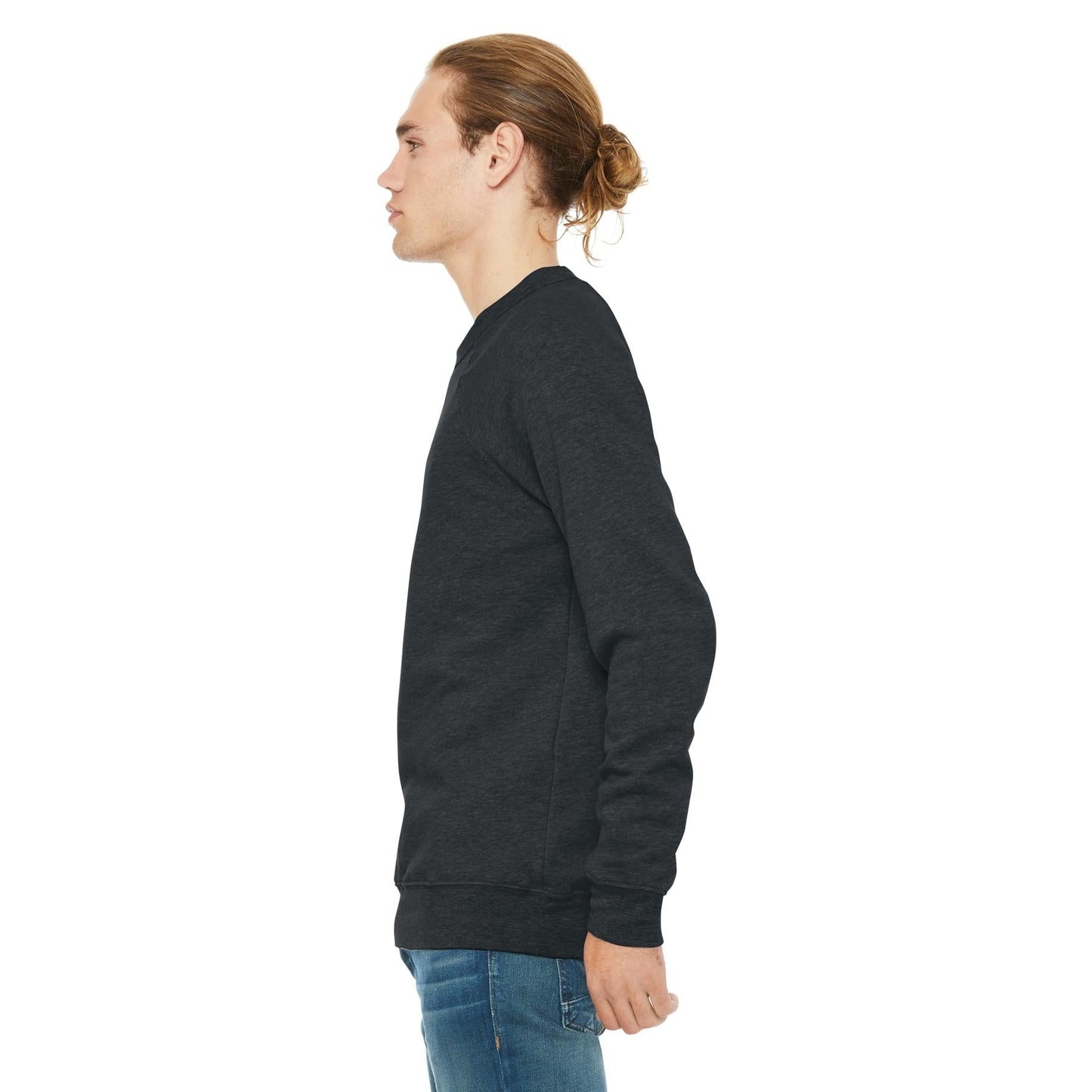 Black Sweatshirt - Bella + Canvas - Cozy Fleece