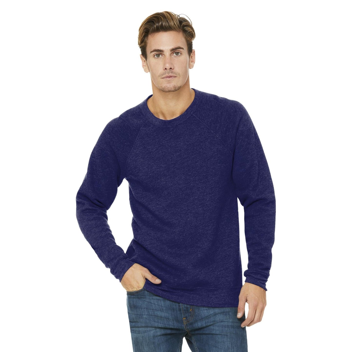 Black Sweatshirt - Bella + Canvas - Cozy Fleece