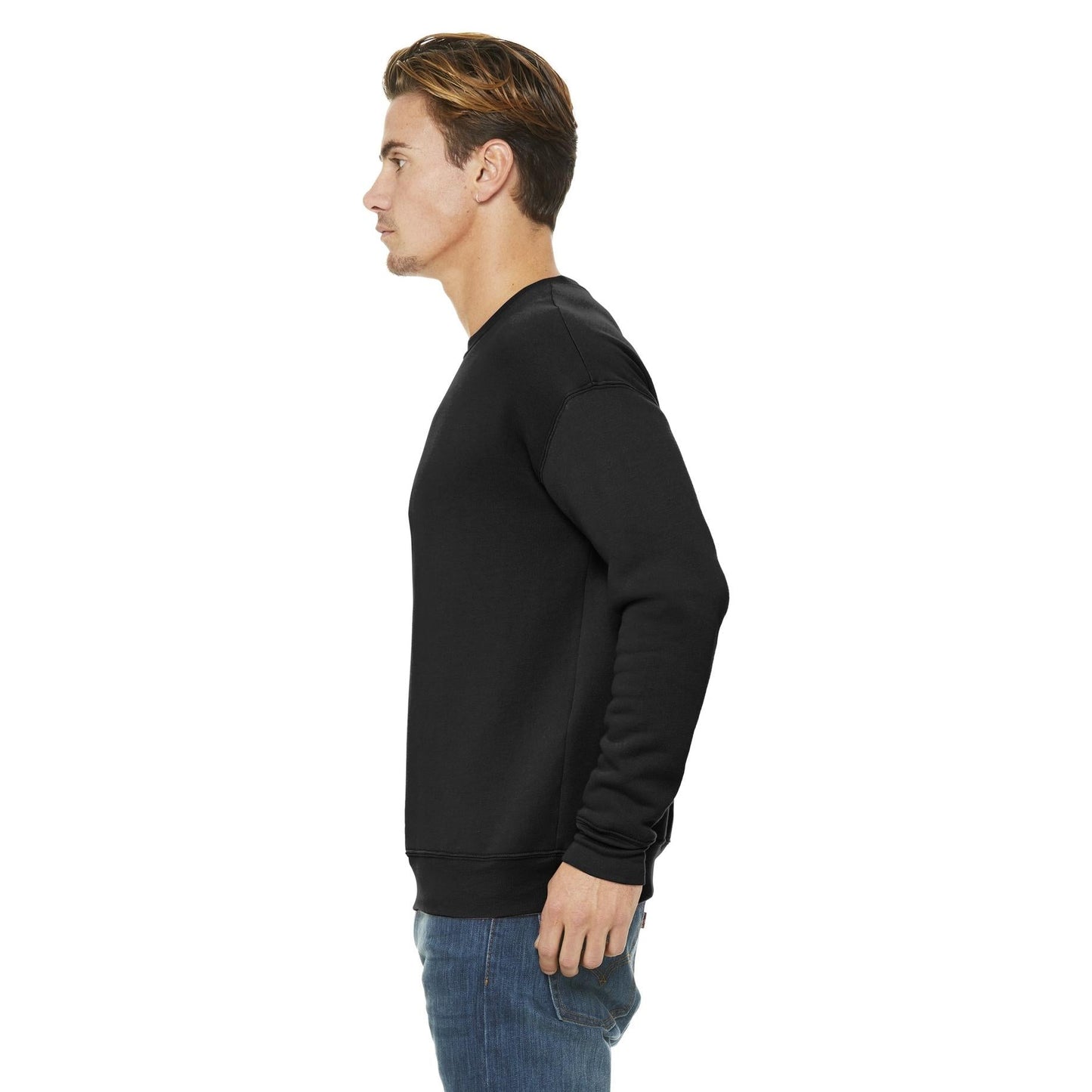 Black Sweatshirts - Bella + Canvas - Soft Fleece