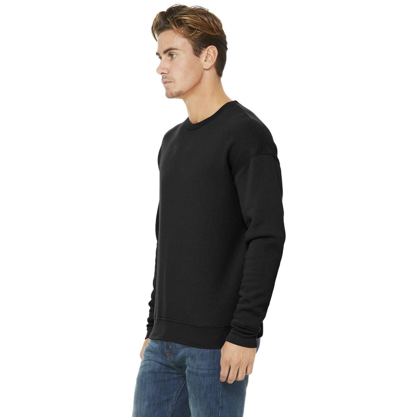 Black Sweatshirts - Bella + Canvas - Soft Fleece