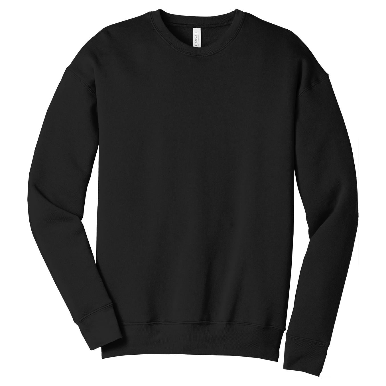Black Sweatshirts - Bella + Canvas - Soft Fleece