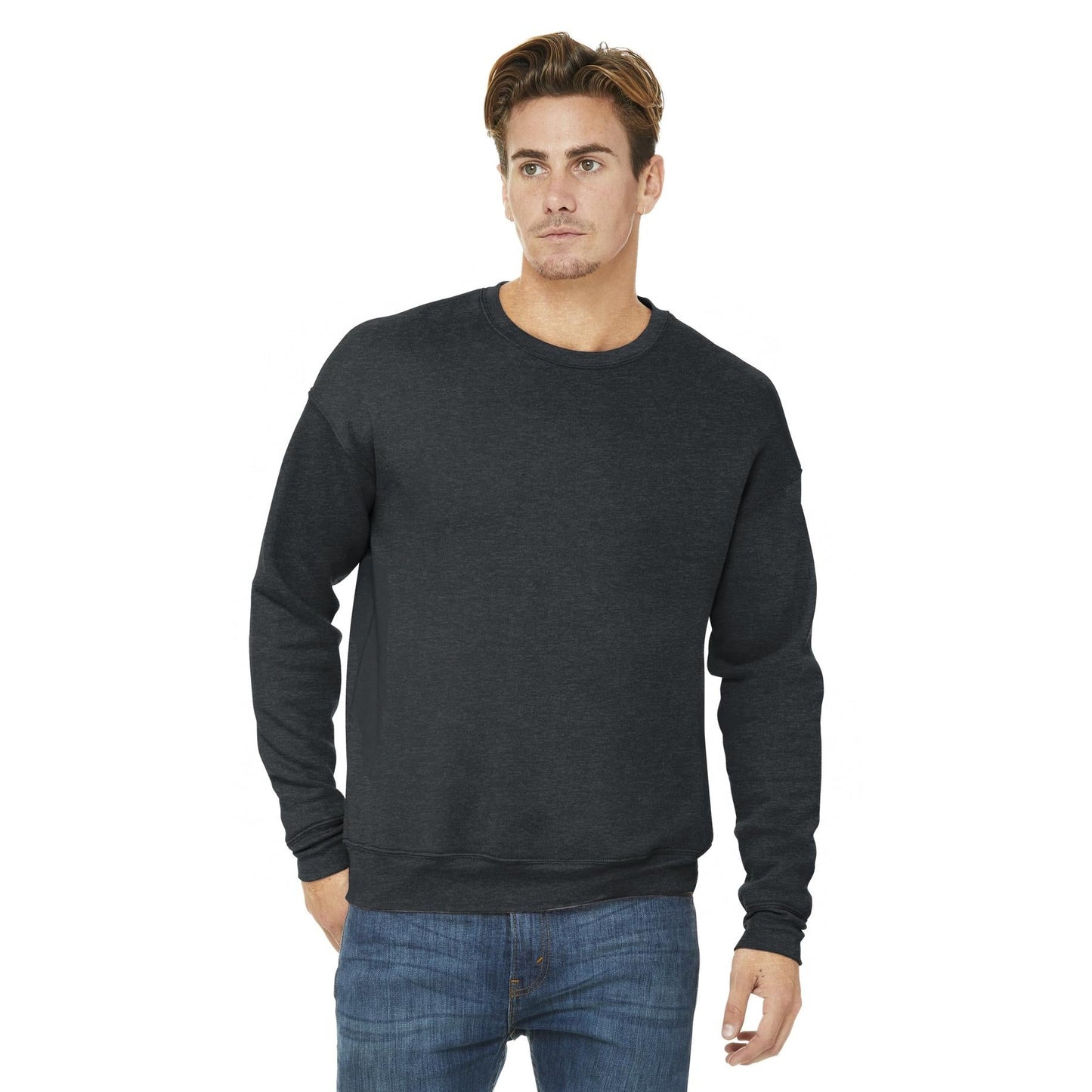Black Sweatshirts - Bella + Canvas - Soft Fleece