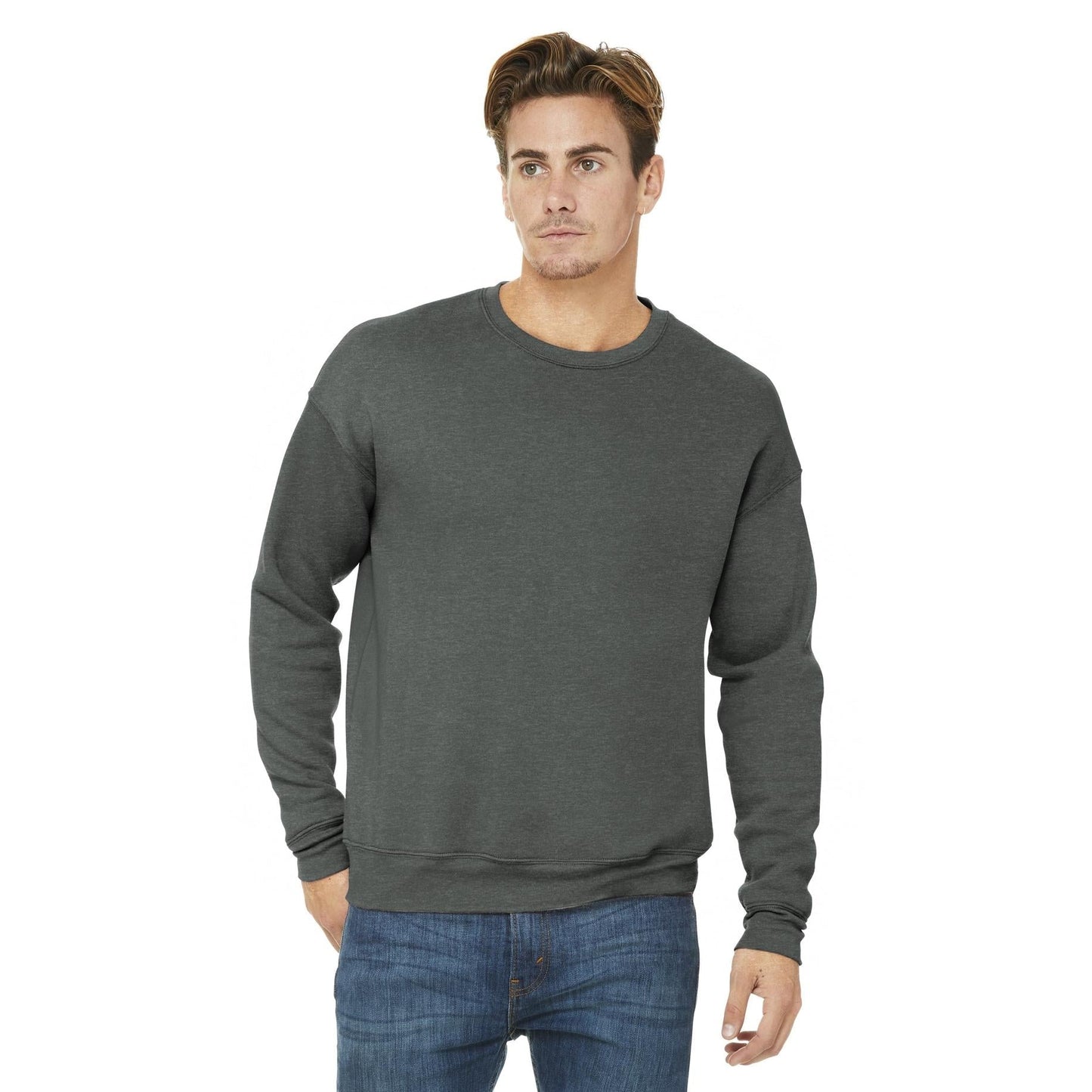 Black Sweatshirts - Bella + Canvas - Soft Fleece