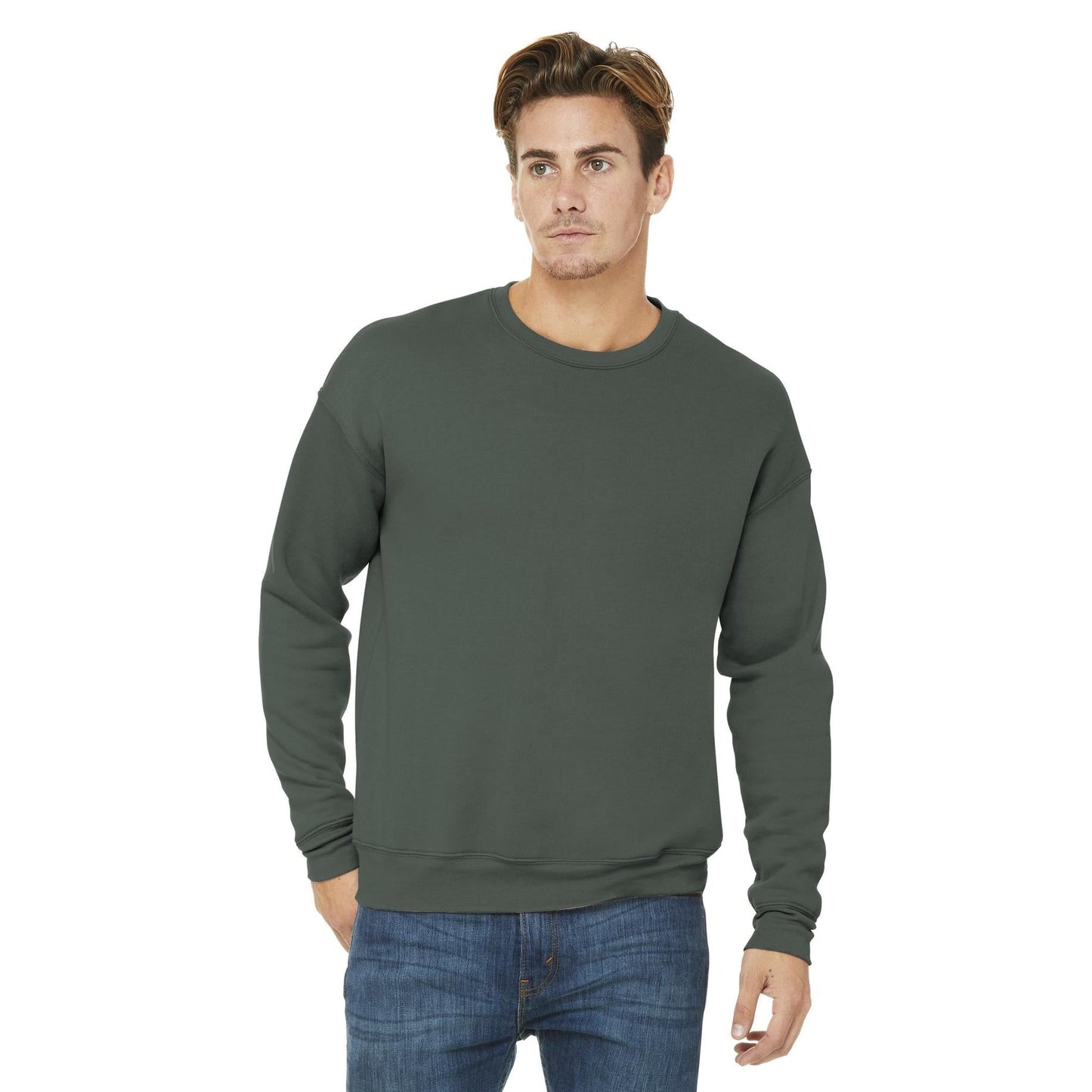 Black Sweatshirts - Bella + Canvas - Soft Fleece