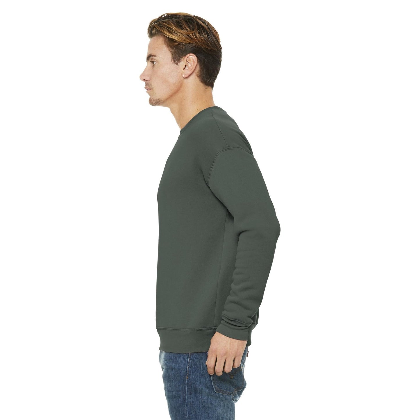 Black Sweatshirts - Bella + Canvas - Soft Fleece