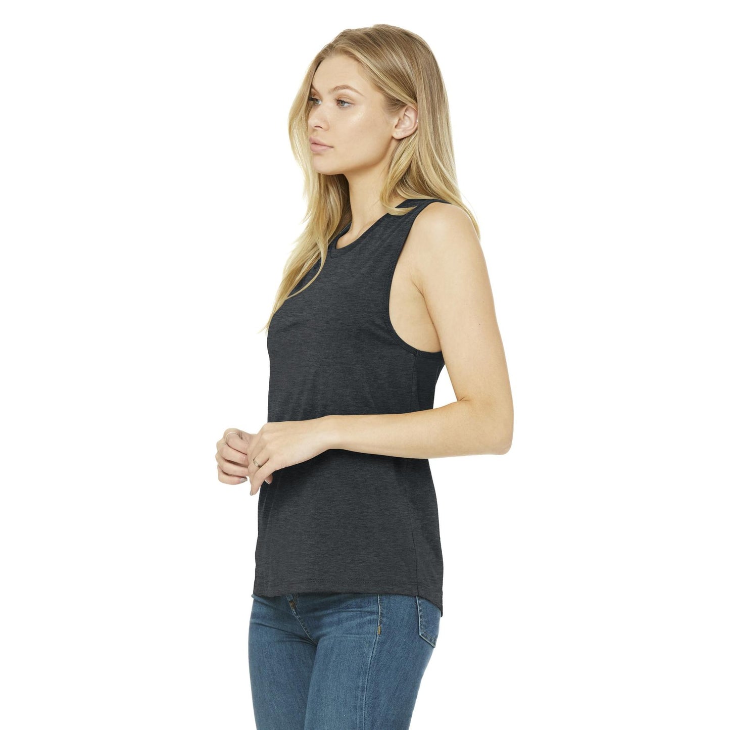 Black Tank Tops - Bella + Canvas - Soft Jersey Muscle