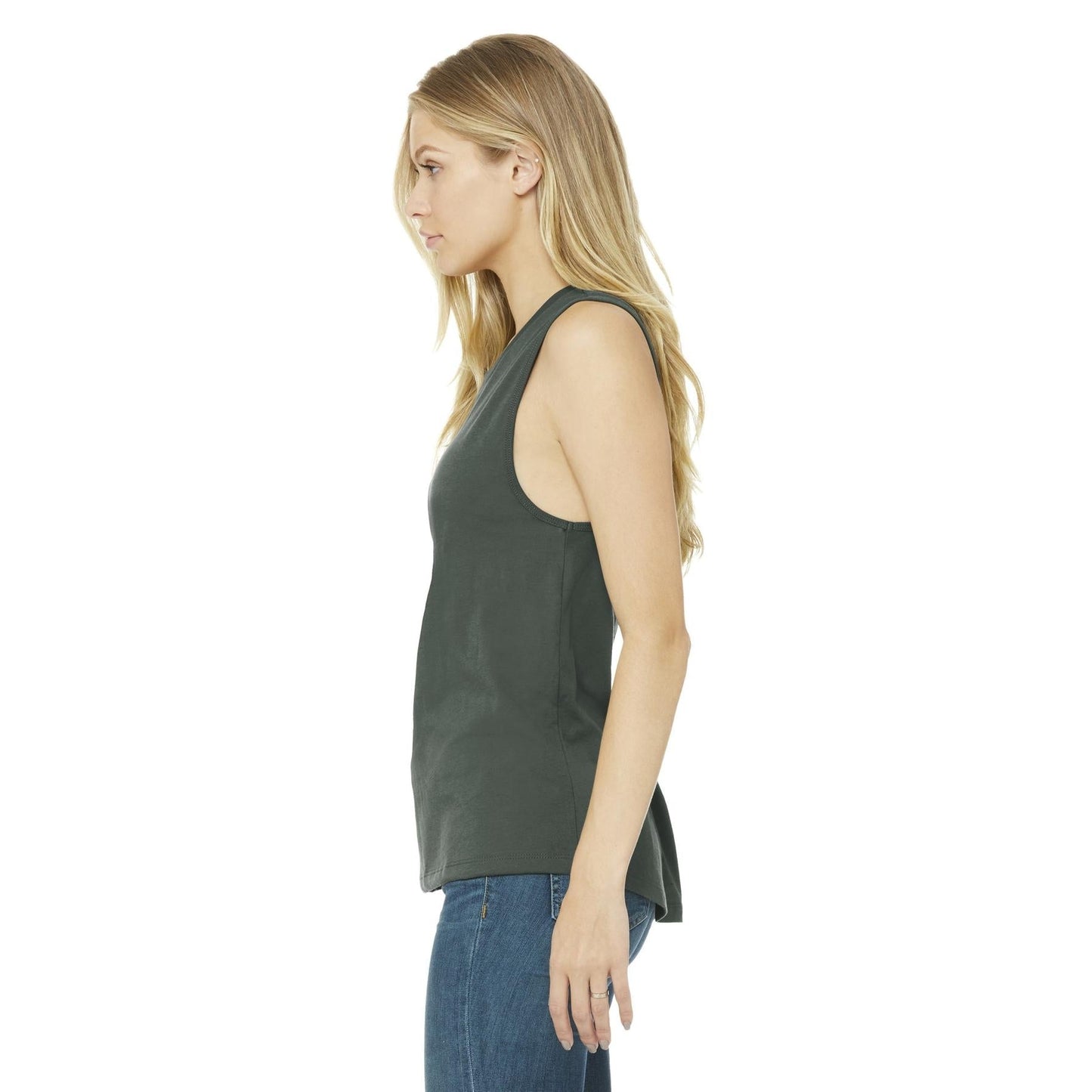 Black Tank Tops - Bella + Canvas - Soft Jersey Muscle