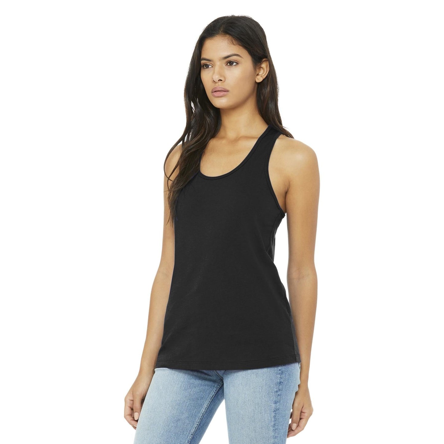 Black Tank Tops - Bella + Canvas - Soft Jersey Fabric
