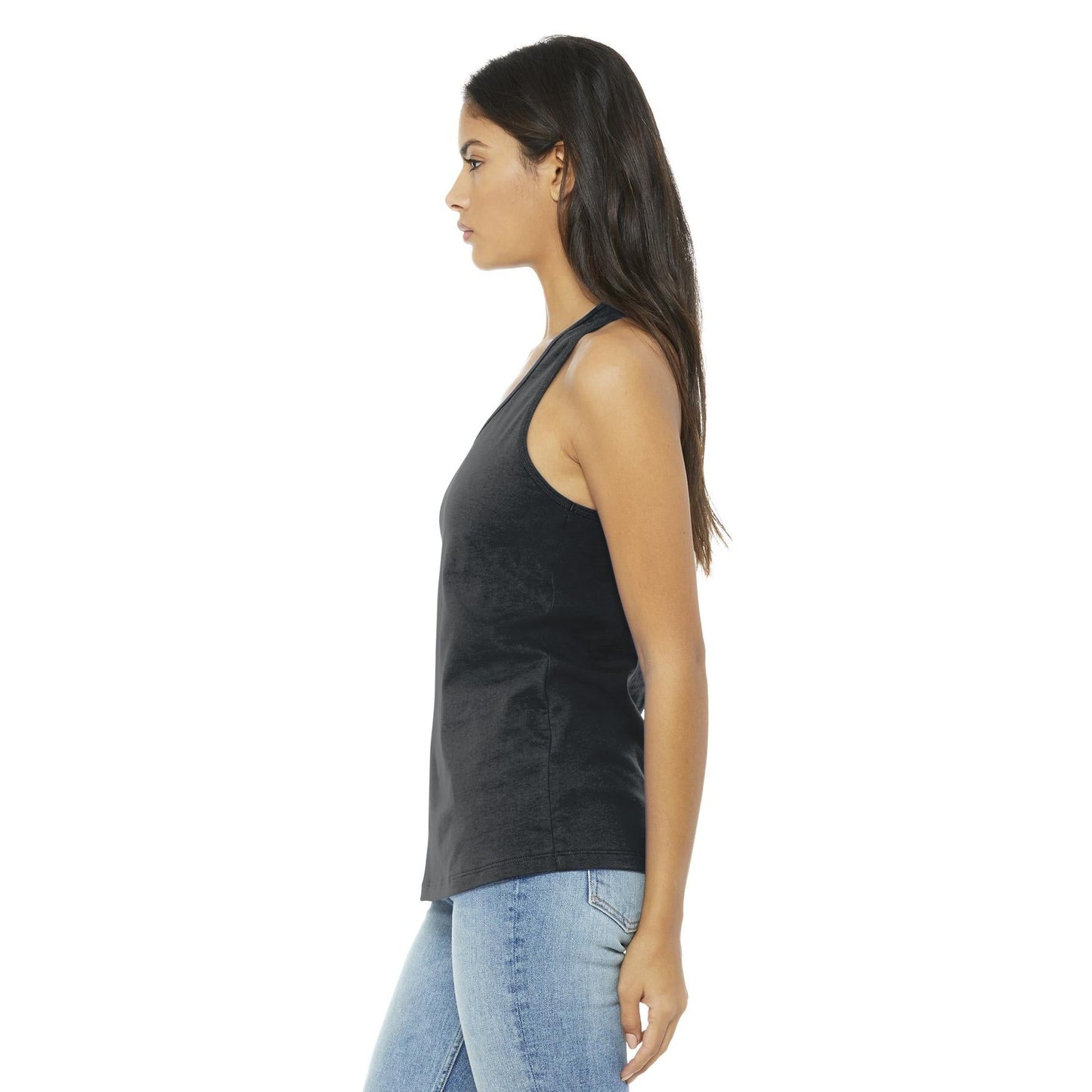 Black Tank Tops - Bella + Canvas - Soft Jersey Fabric