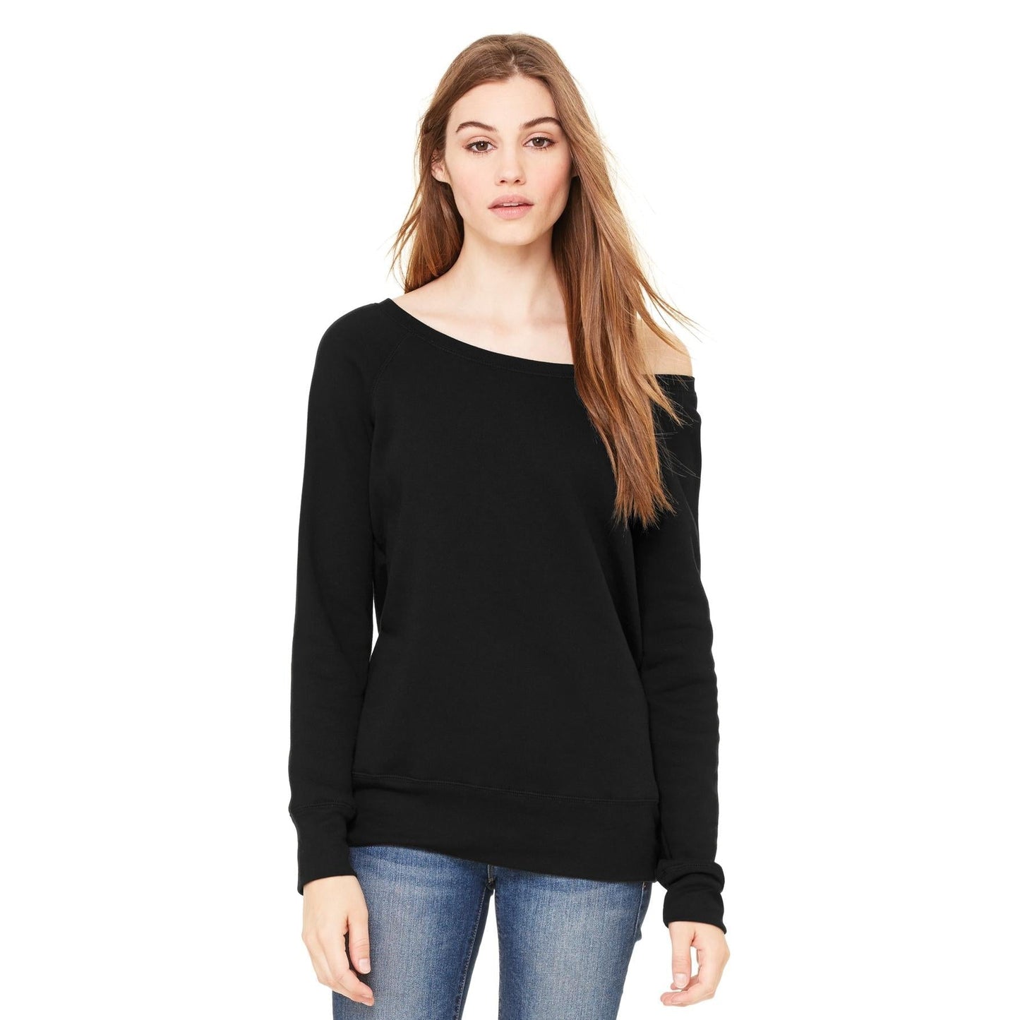 Black Sweatshirts - Bella + Canvas - Soft Fleece