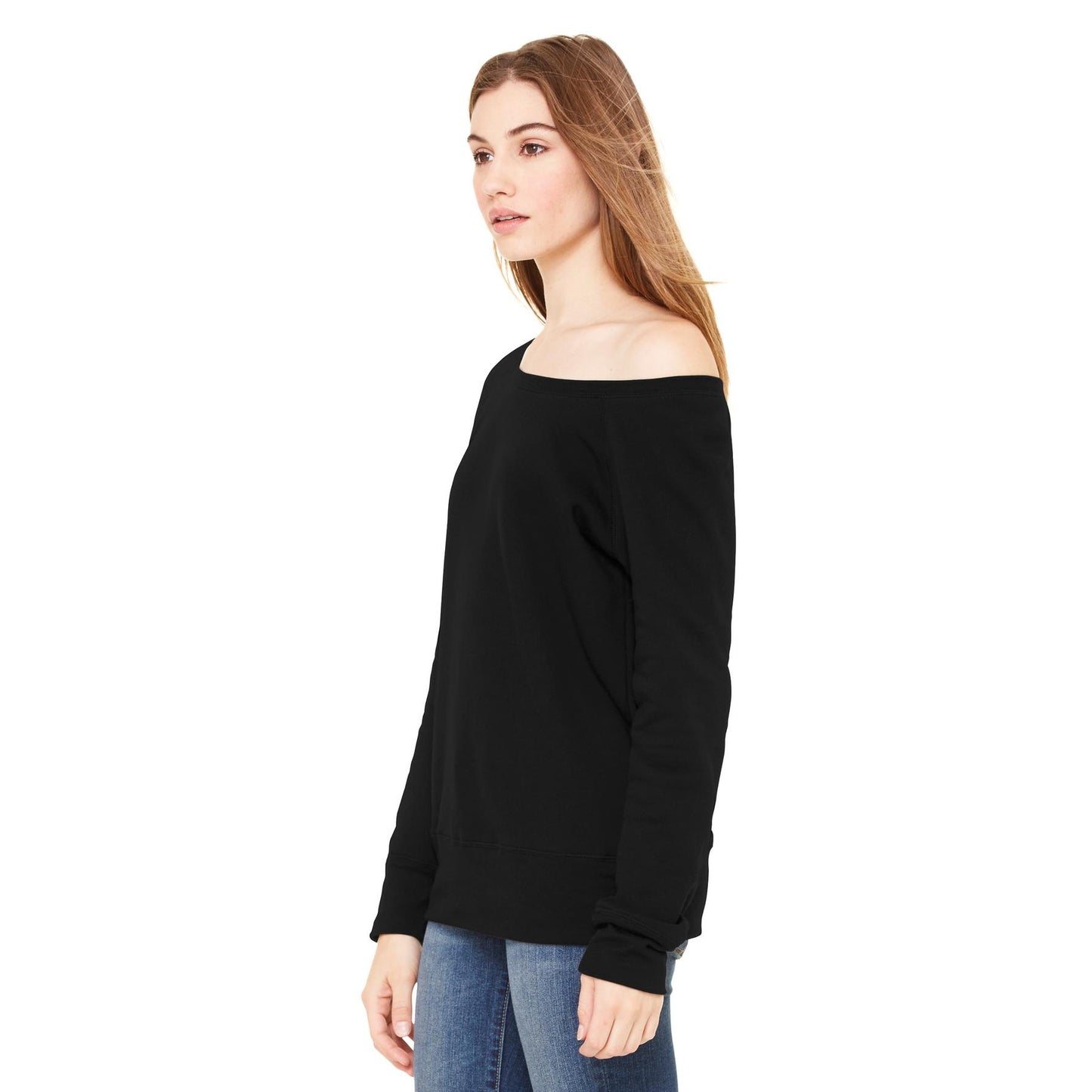 Black Sweatshirts - Bella + Canvas - Soft Fleece