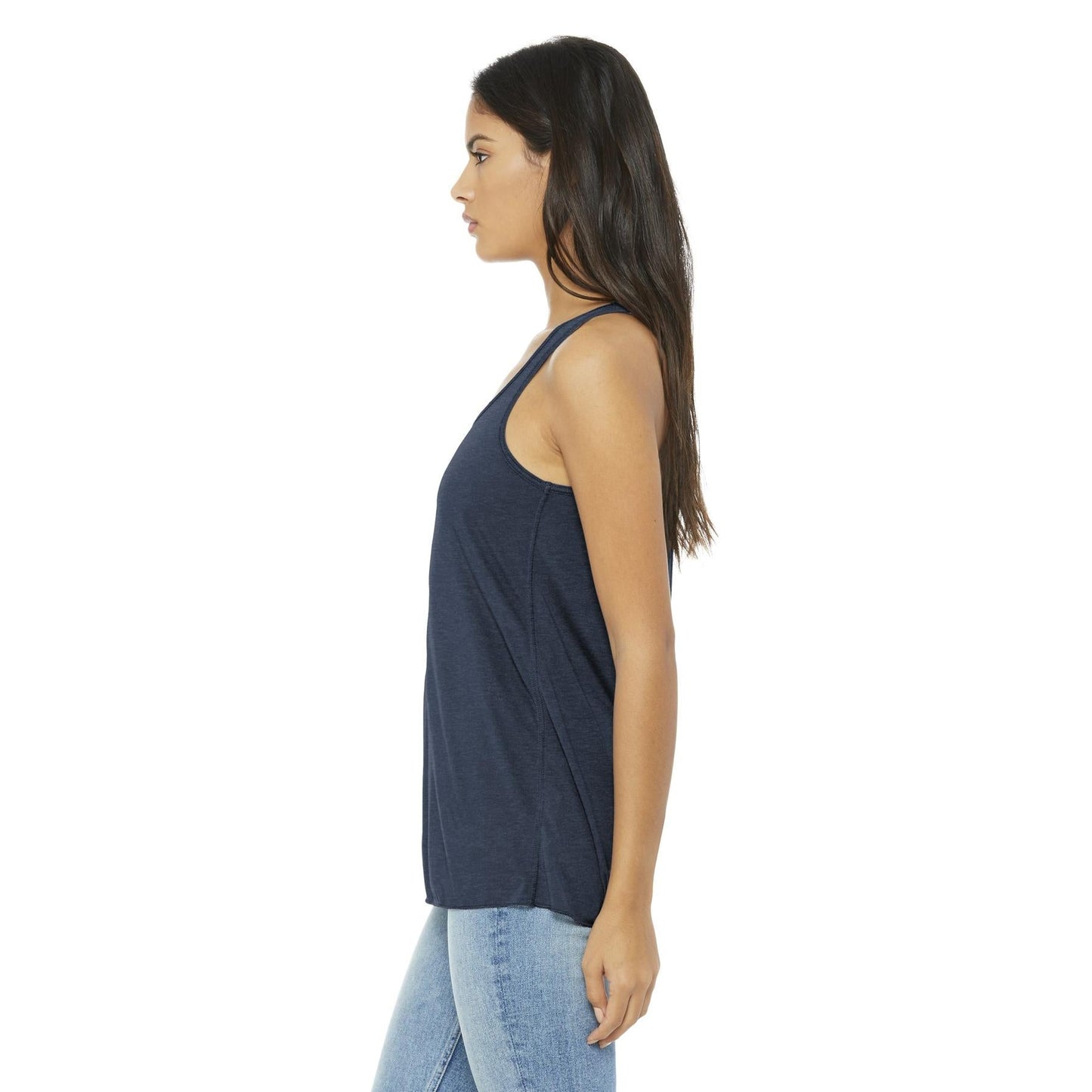 Black Heather Tank Top - Bella + Canvas - Women's Fit