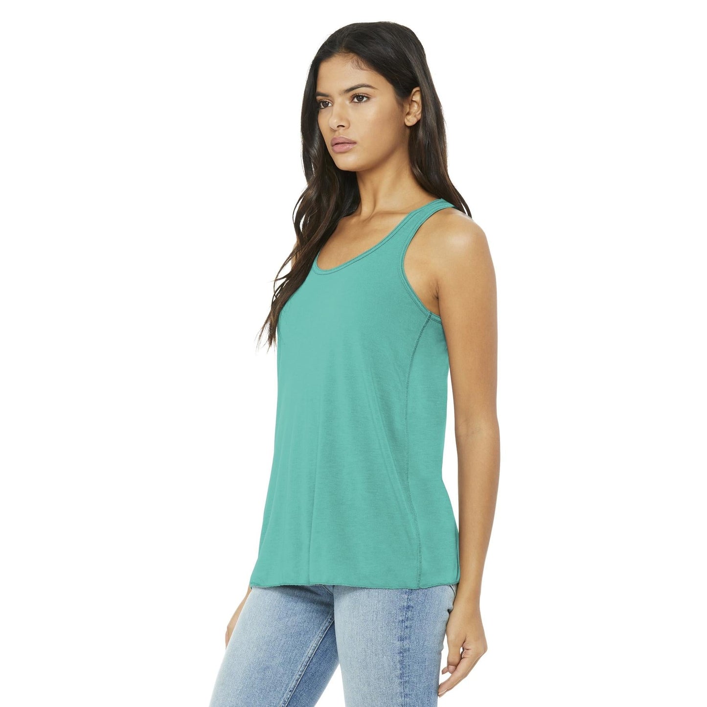 Black Heather Tank Top - Bella + Canvas - Women's Fit