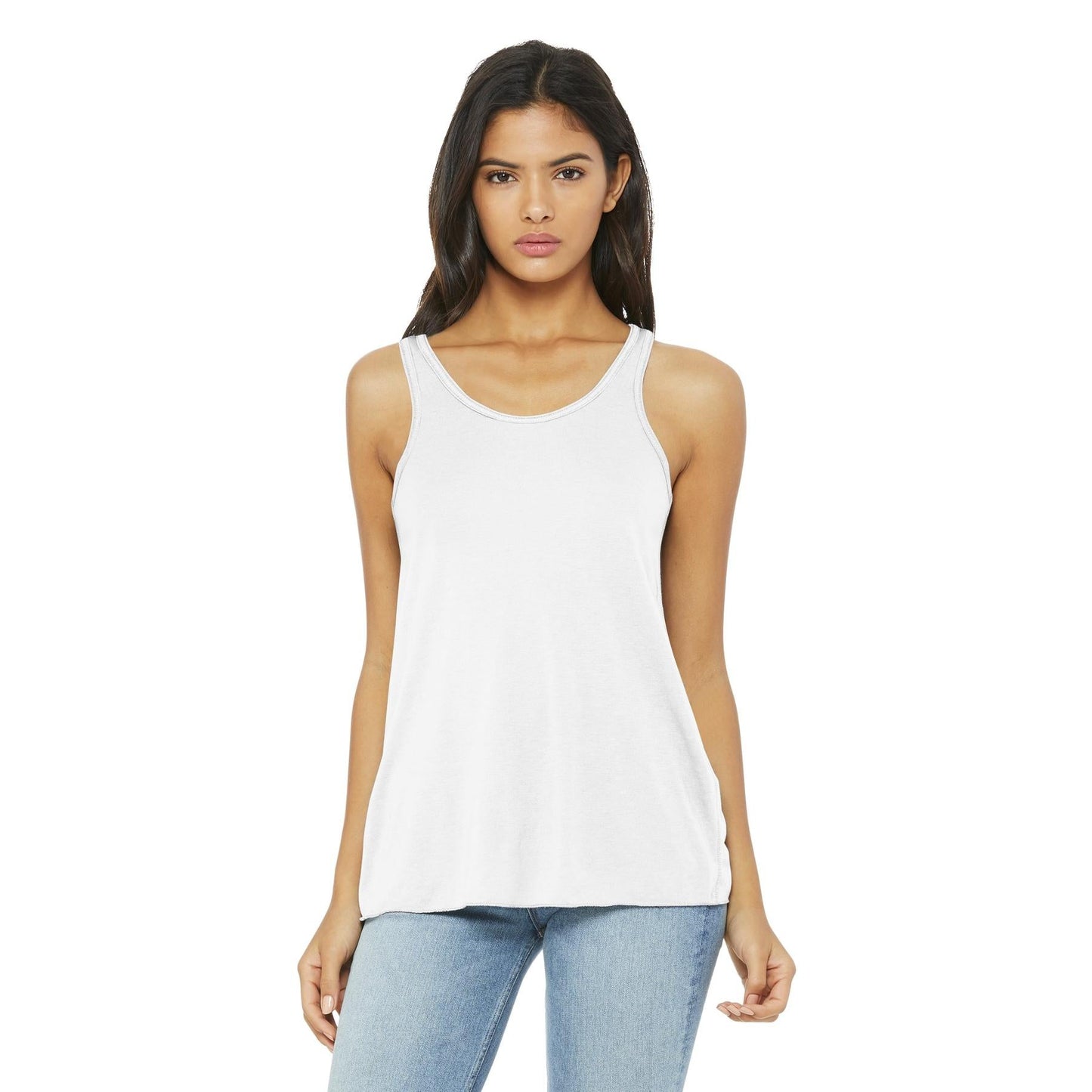 Black Heather Tank Top - Bella + Canvas - Women's Fit