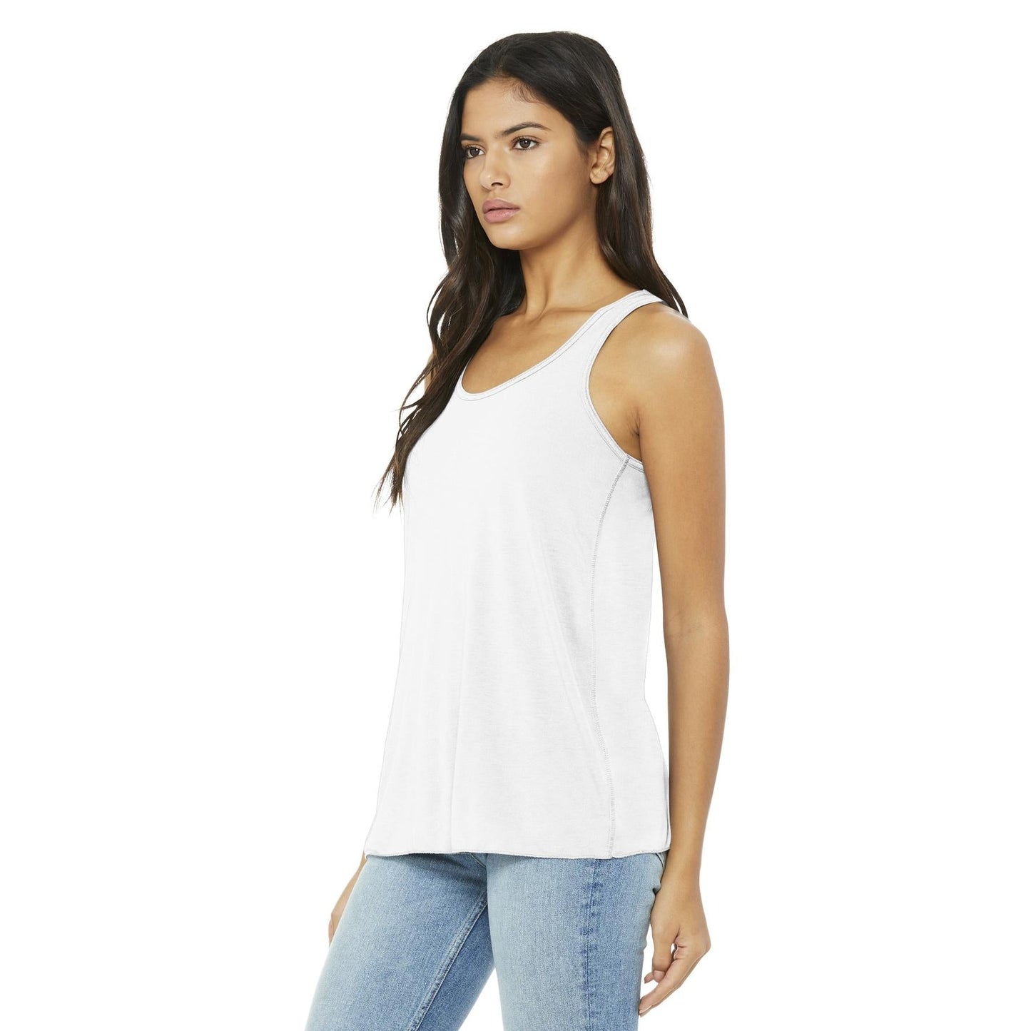 Black Heather Tank Top - Bella + Canvas - Women's Fit