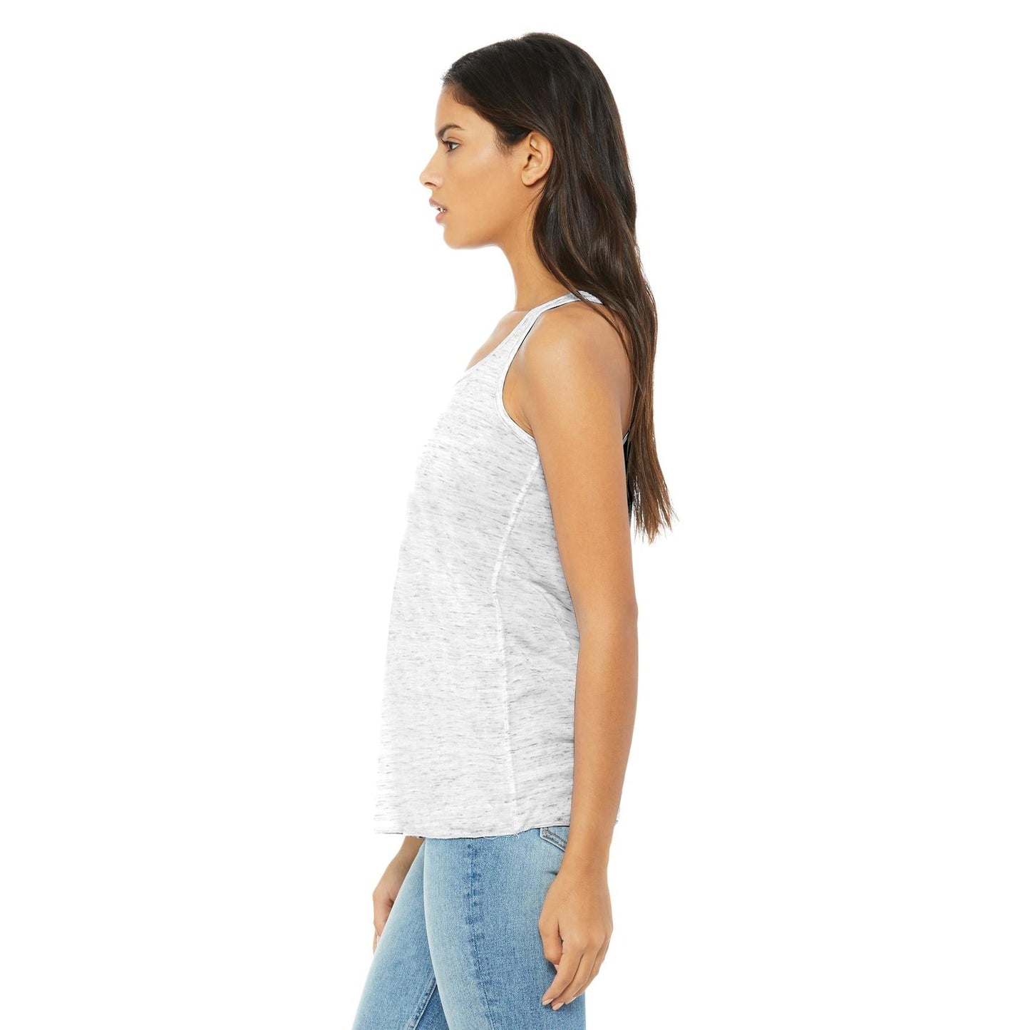 Black Heather Tank Top - Bella + Canvas - Women's Fit