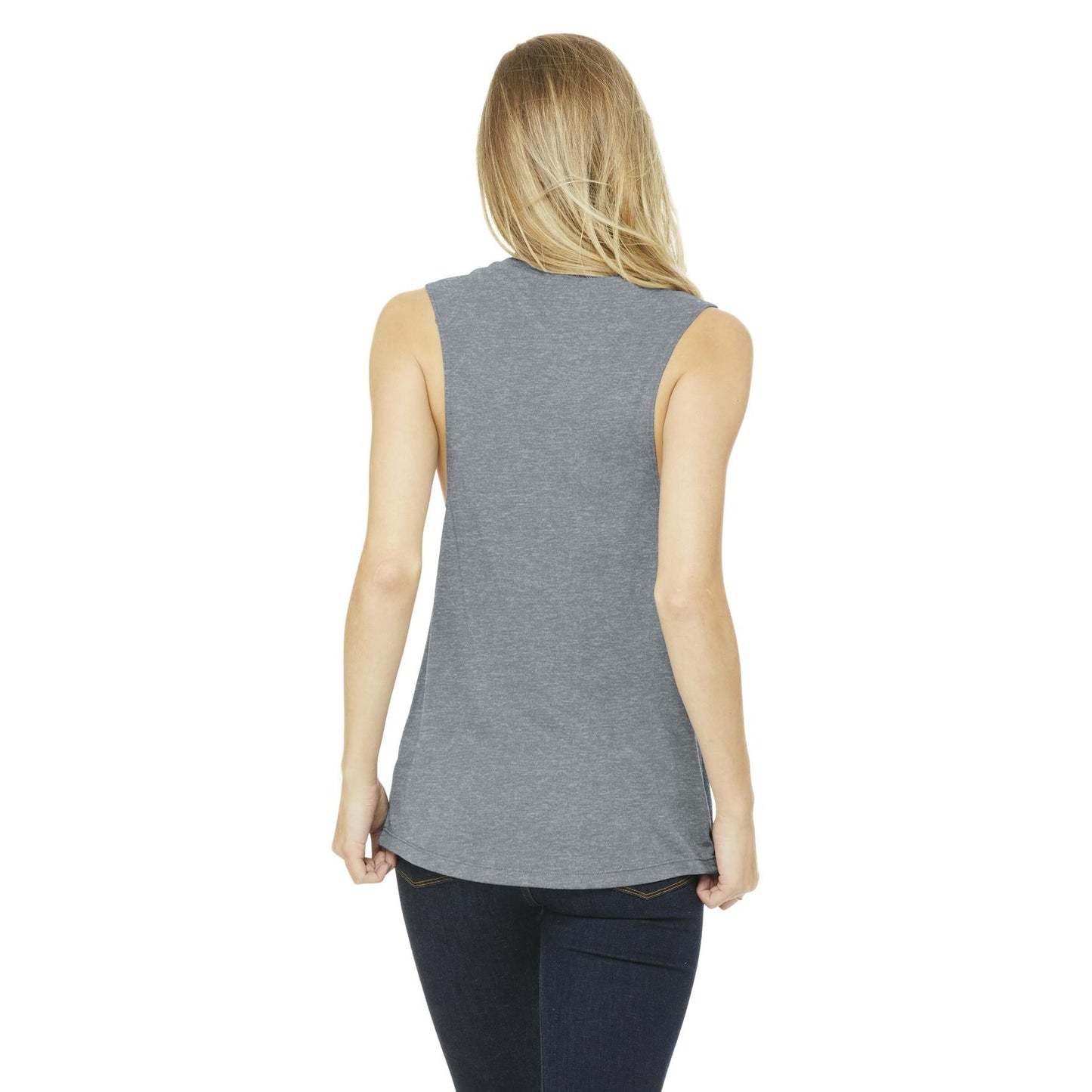 Asphalt Slub Tank Top - Bella + Canvas - Flowy Design
