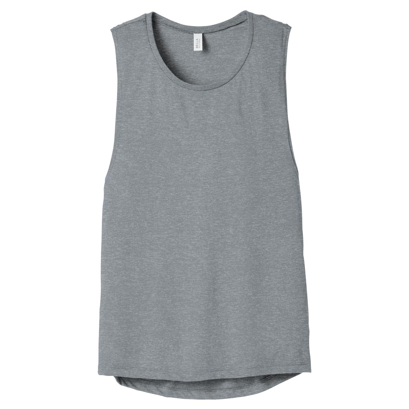 Asphalt Slub Tank Top - Bella + Canvas - Flowy Design