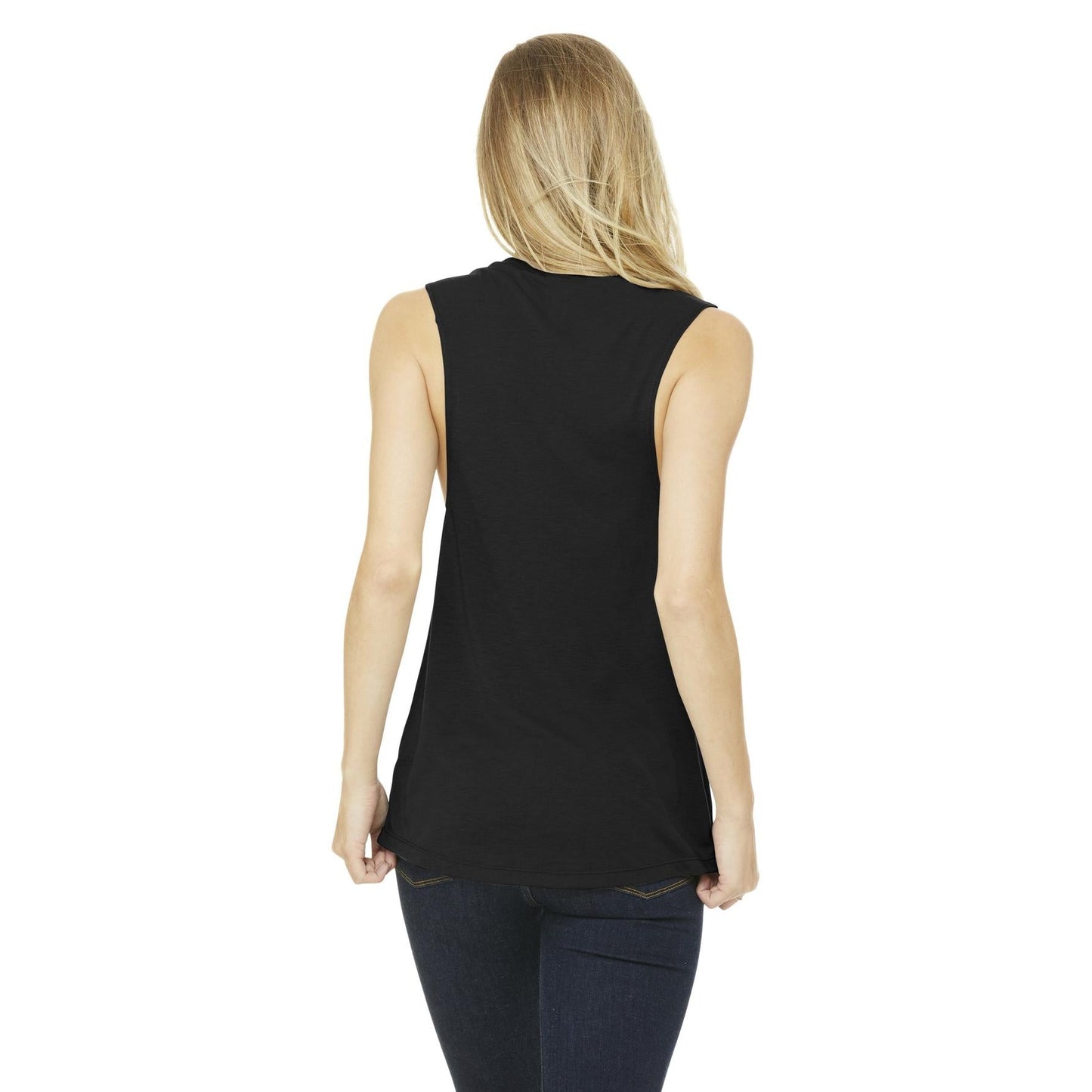 Asphalt Slub Tank Top - Bella + Canvas - Flowy Design