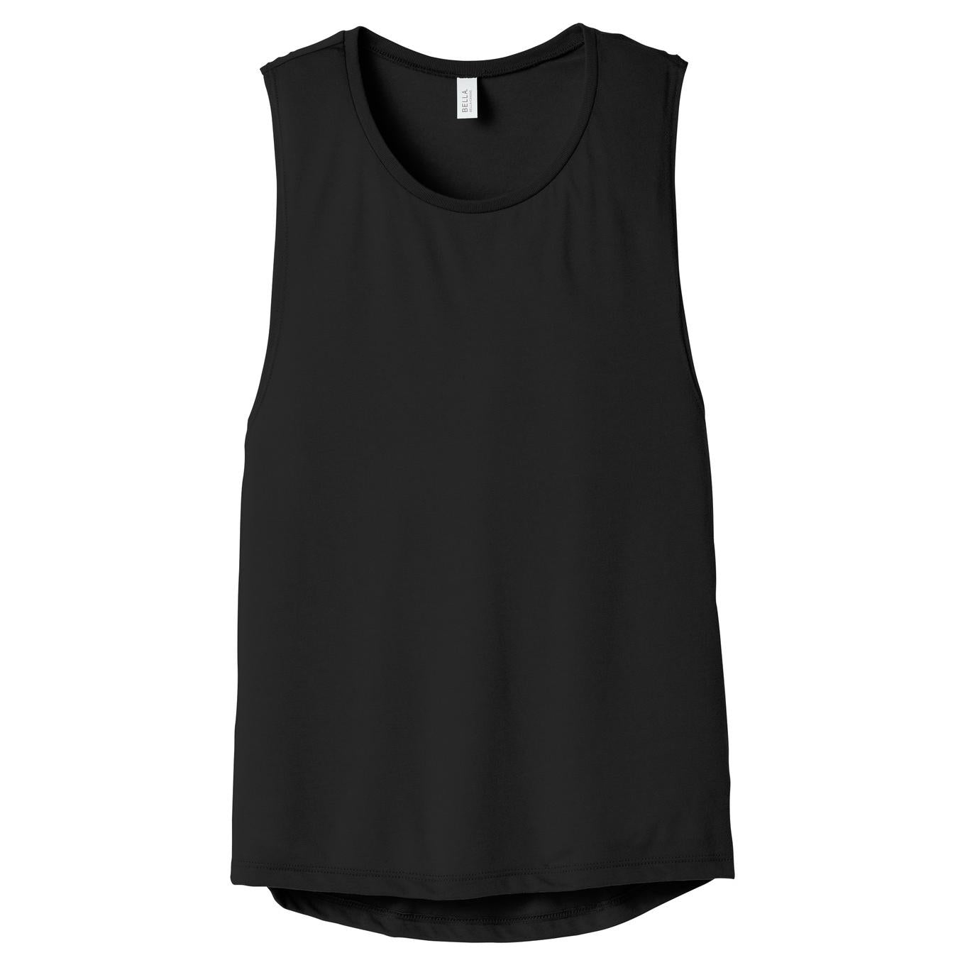 Asphalt Slub Tank Top - Bella + Canvas - Flowy Design