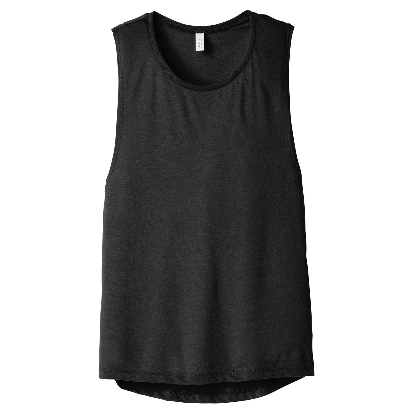 Asphalt Slub Tank Top - Bella + Canvas - Flowy Design
