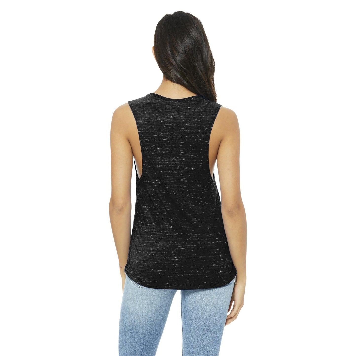 Asphalt Slub Tank Top - Bella + Canvas - Flowy Design