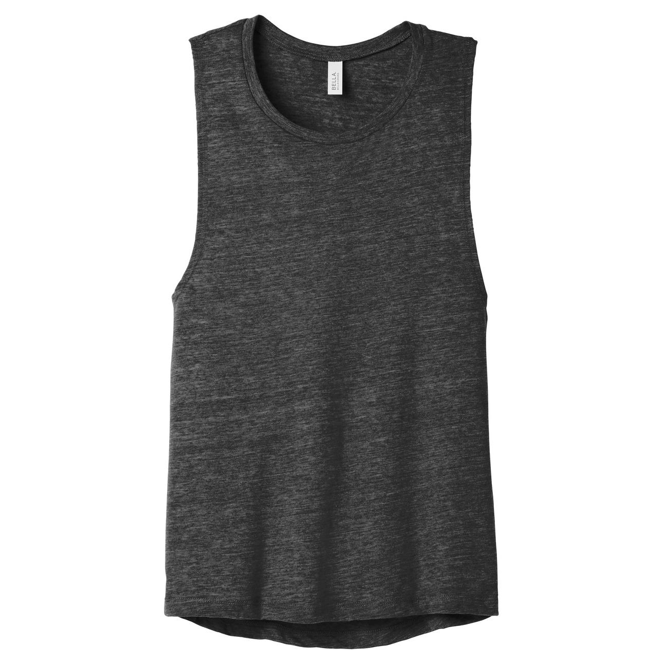 Asphalt Slub Tank Top - Bella + Canvas - Flowy Design