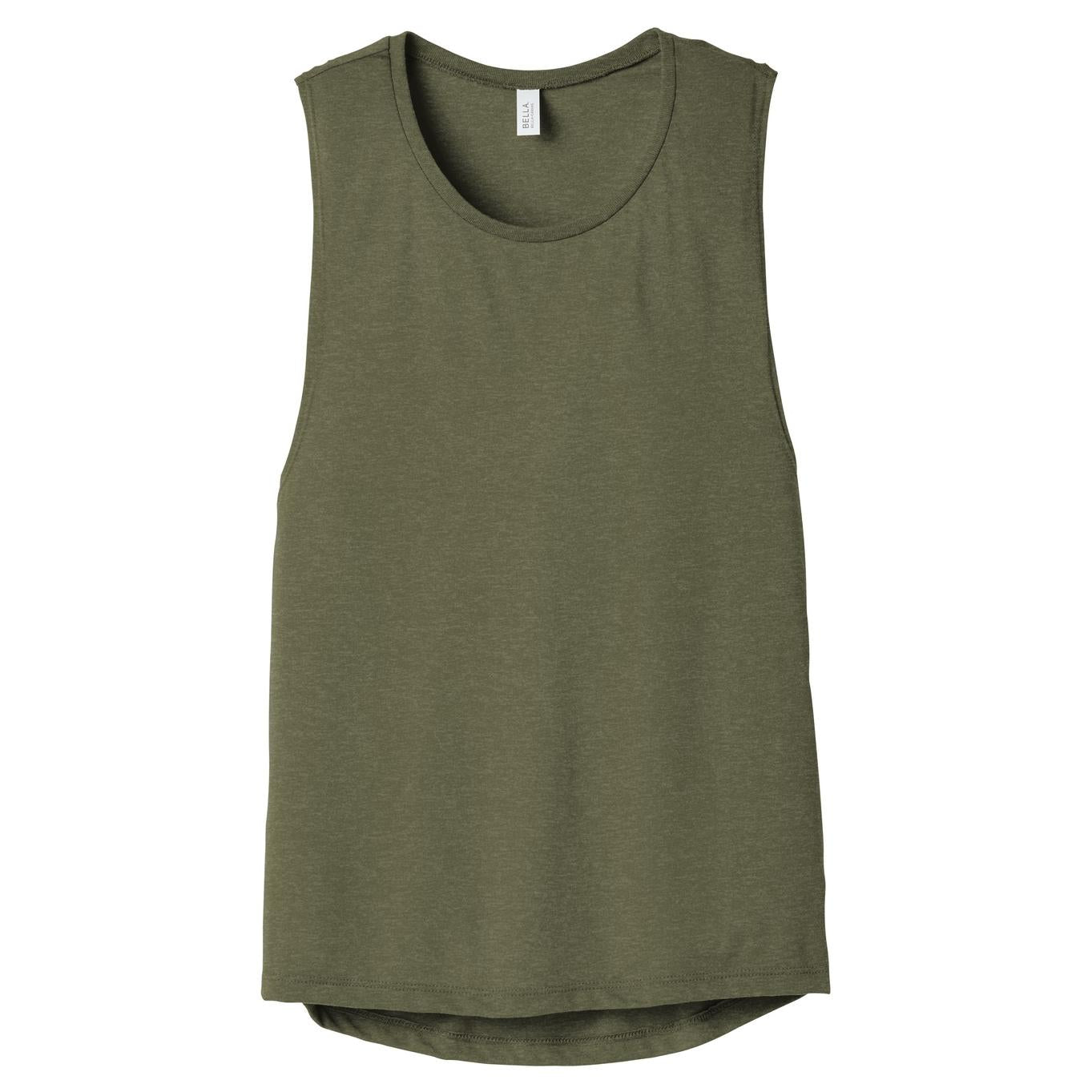 Asphalt Slub Tank Top - Bella + Canvas - Flowy Design