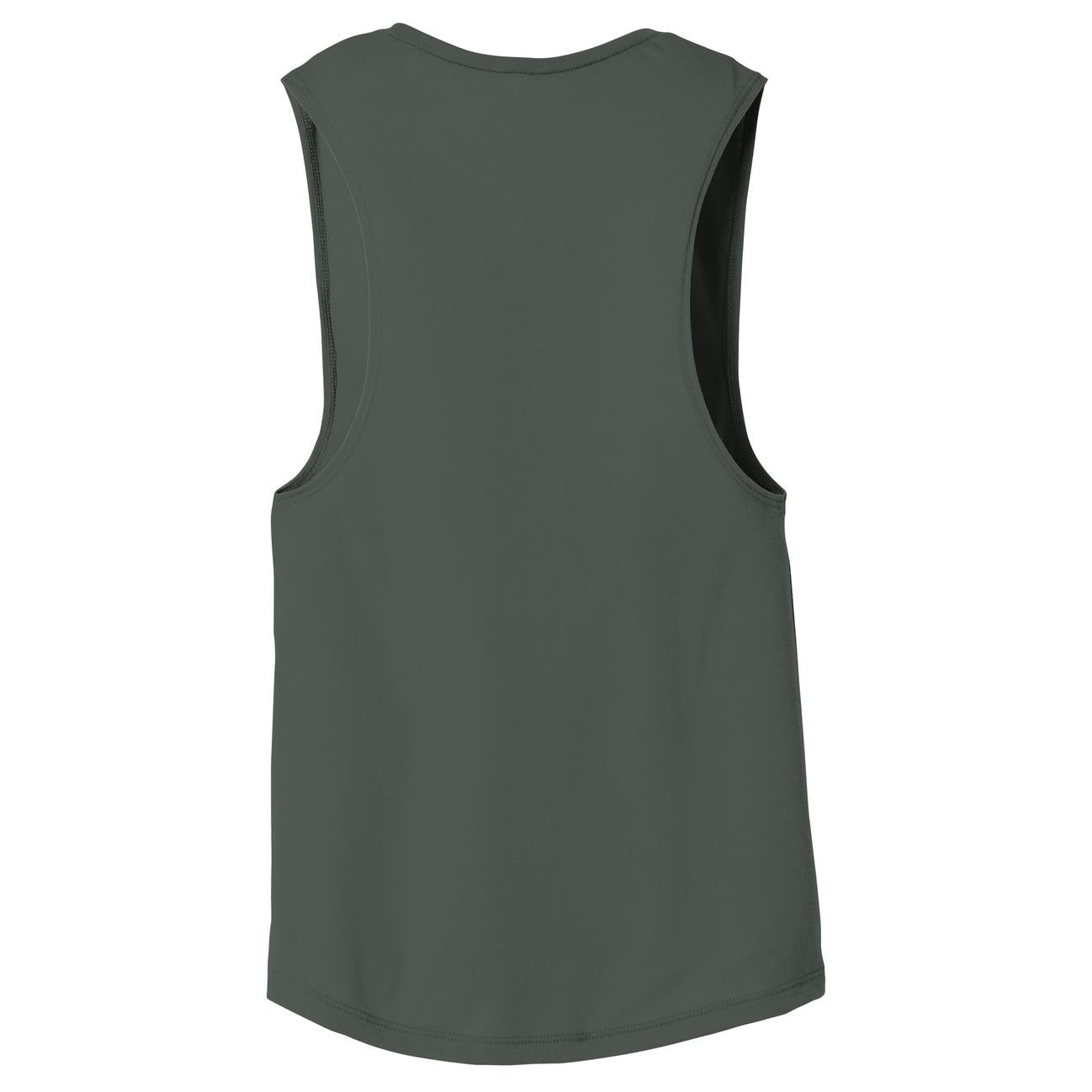 Asphalt Slub Tank Top - Bella + Canvas - Flowy Design