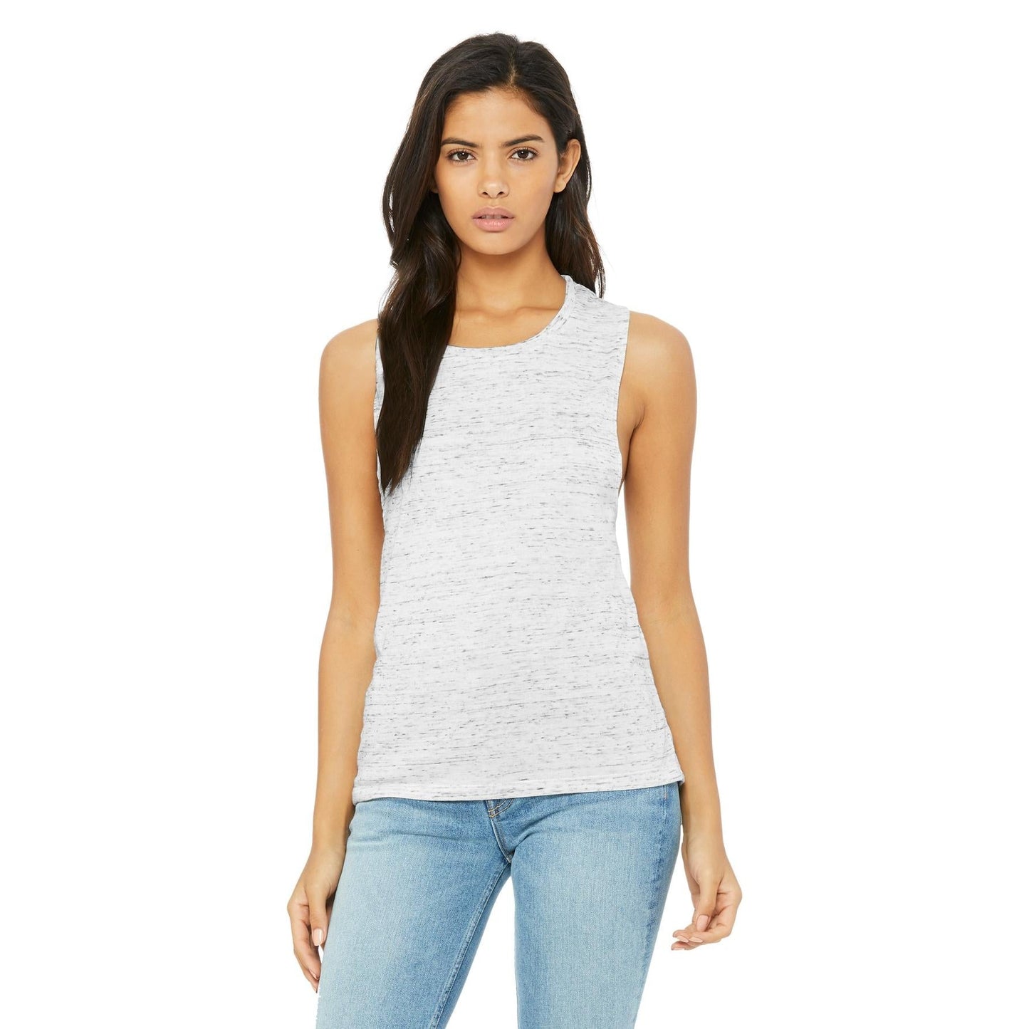 Asphalt Slub Tank Top - Bella + Canvas - Flowy Design