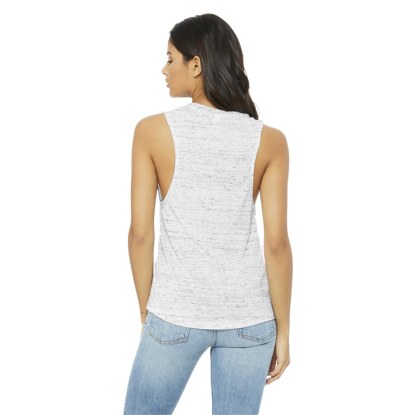 Asphalt Slub Tank Top - Bella + Canvas - Flowy Design