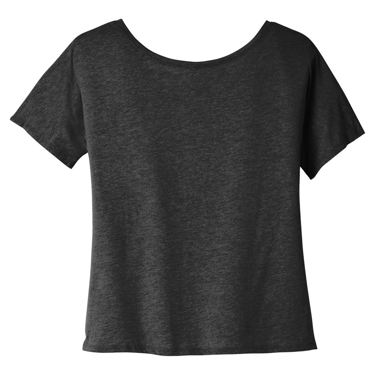 Black Slouchy Tee - Bella + Canvas - Comfortable Style