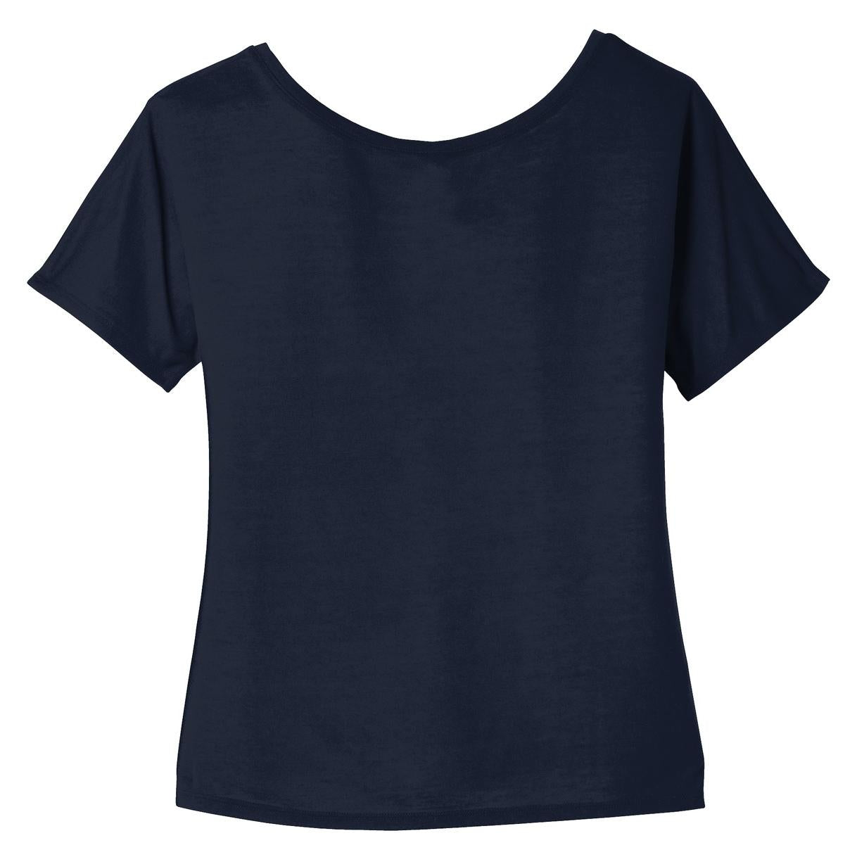 Black Slouchy Tee - Bella + Canvas - Comfortable Style