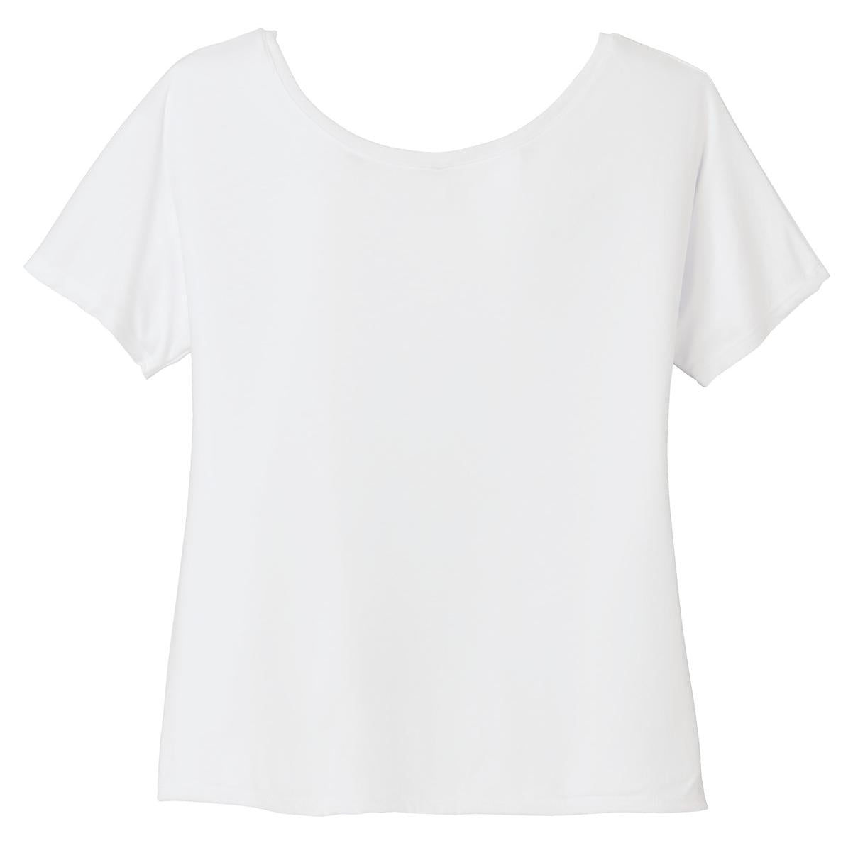 Black Slouchy Tee - Bella + Canvas - Comfortable Style