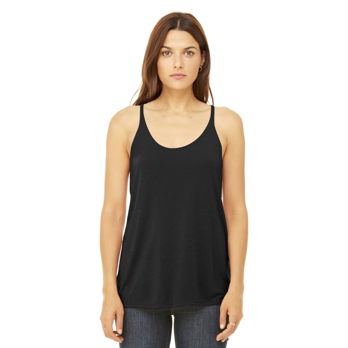 Black Tank Tops - Bella + Canvas - Relaxed Fit