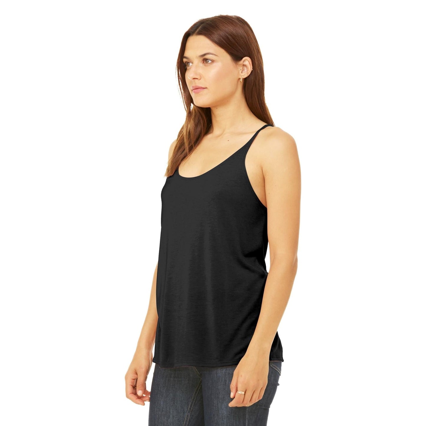Black Tank Tops - Bella + Canvas - Relaxed Fit