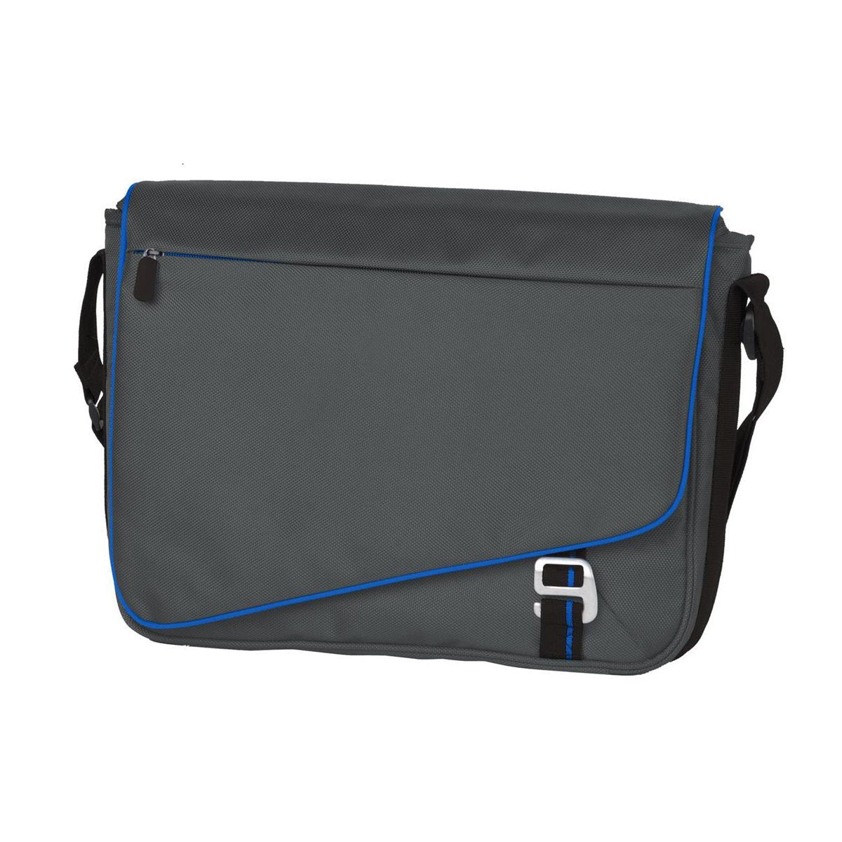 Black/Deep Smoke Messenger Bag - Port Authority - Sturdy Build