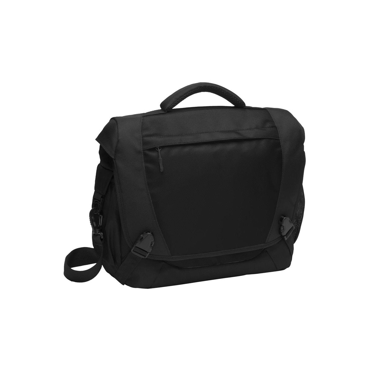 Black Messenger Bag - Port Authority - Padded Design