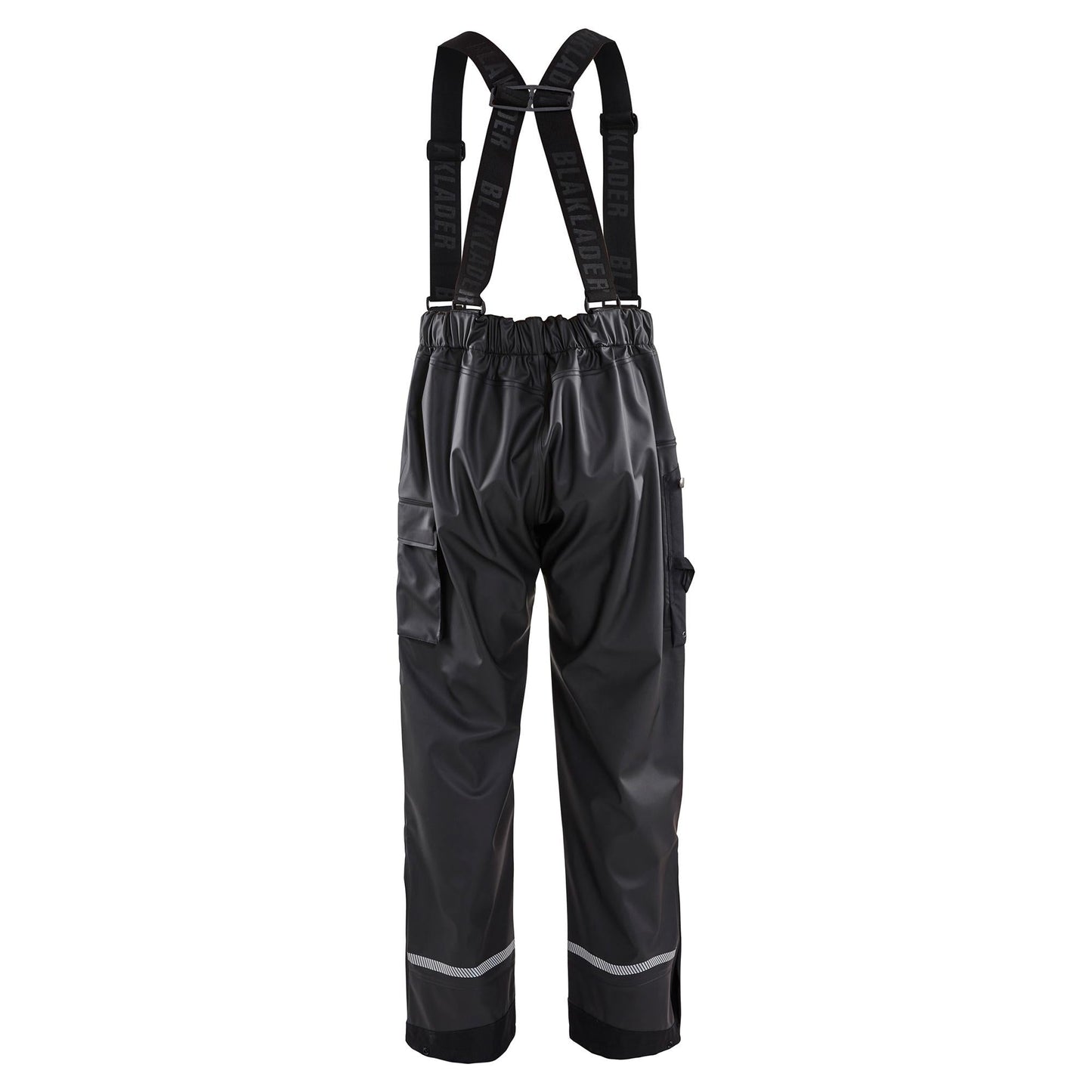 Black Rain Pants - Blaklader - Waterproof Reflective