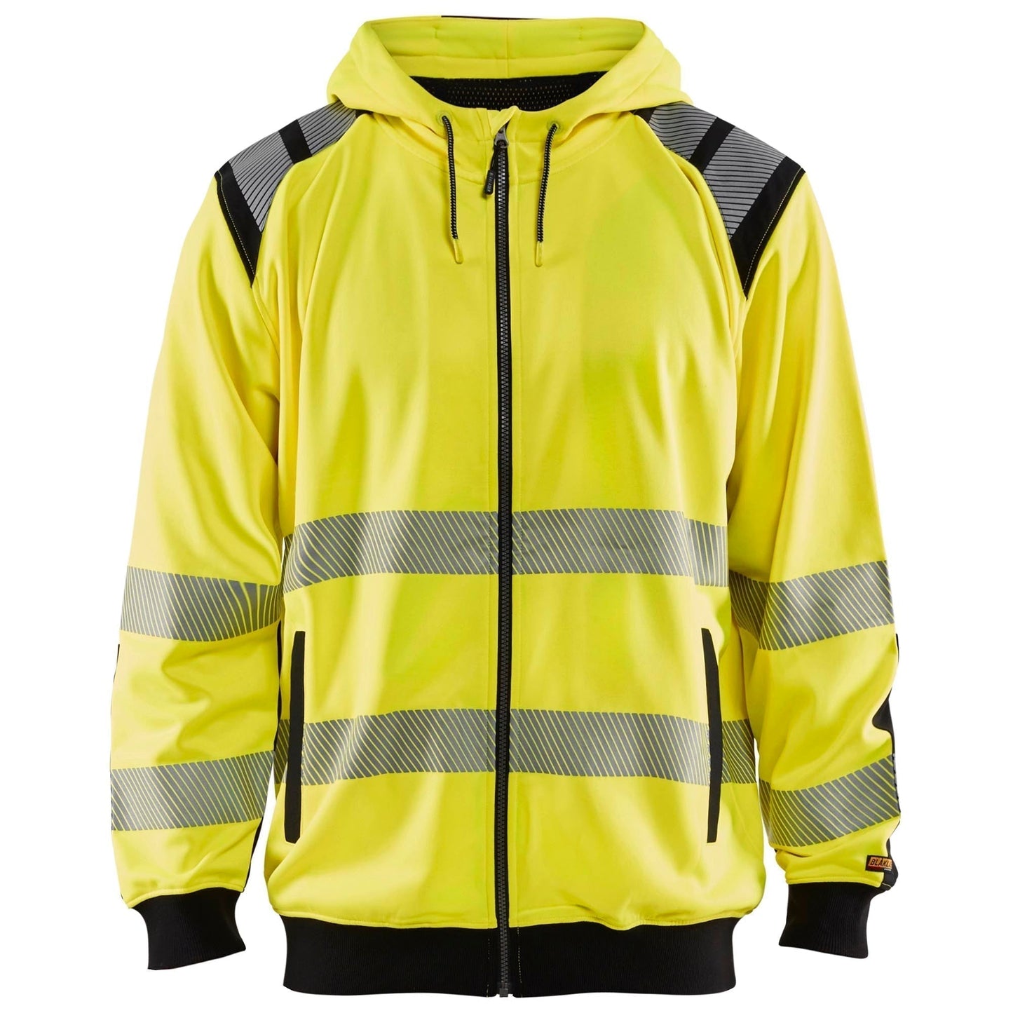Yellow Safety Sweatshirt - Blaklader - Hi-Vis Design
